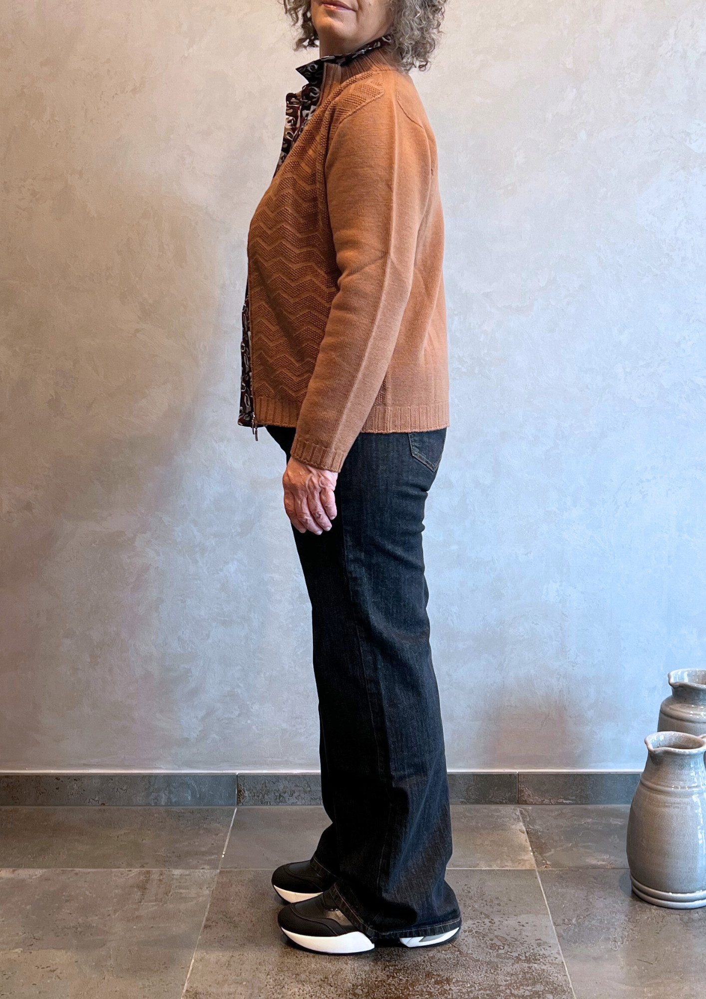 Jeans straight fit nero