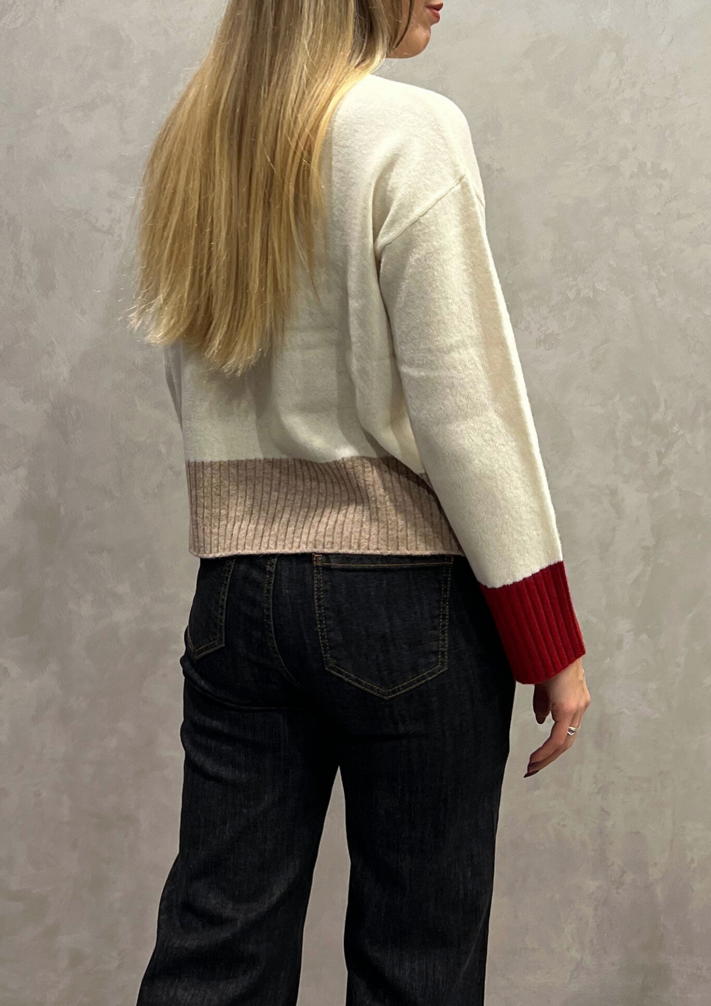 Maglioncino 100% lana tricolor