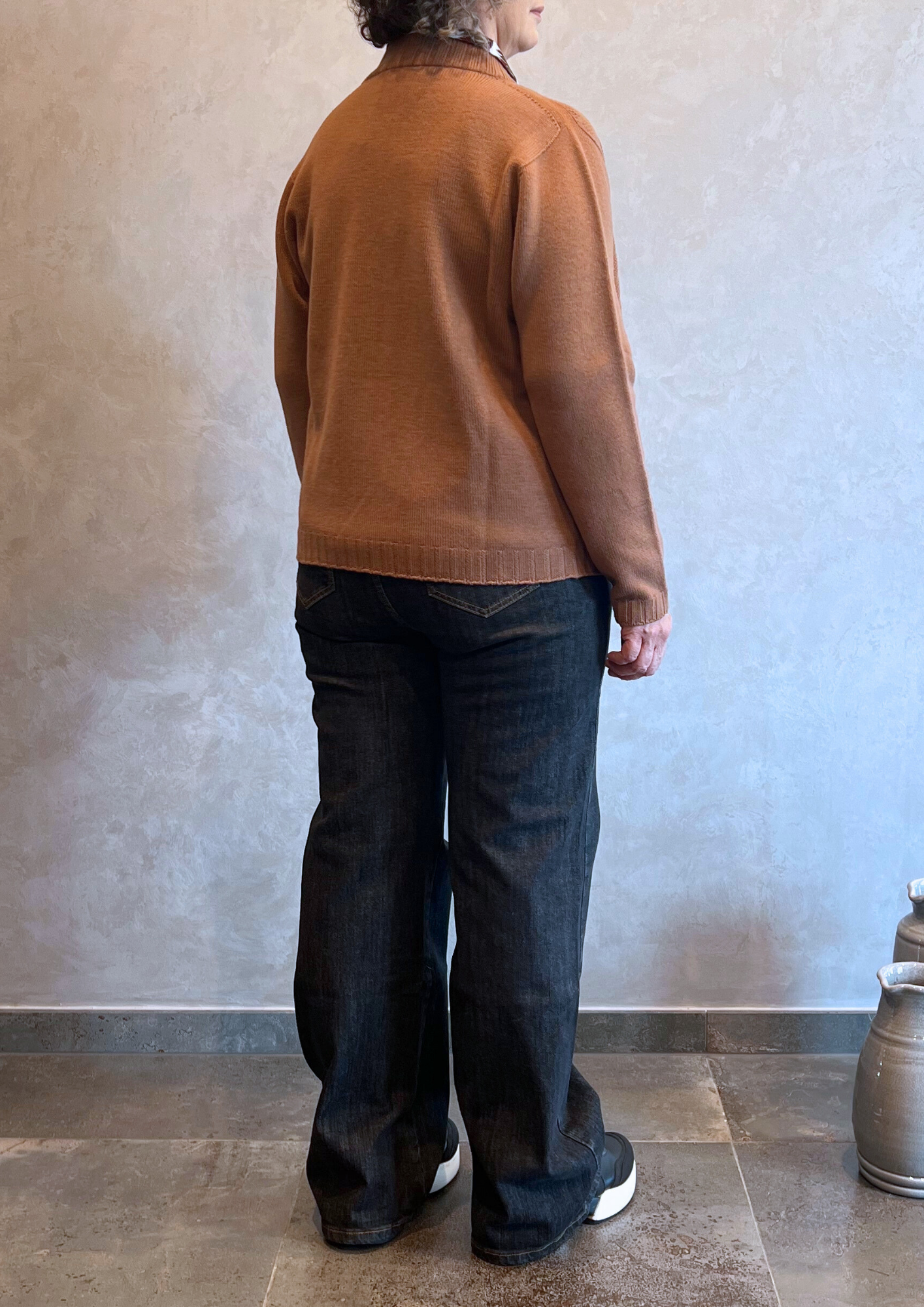 Jeans straight fit nero