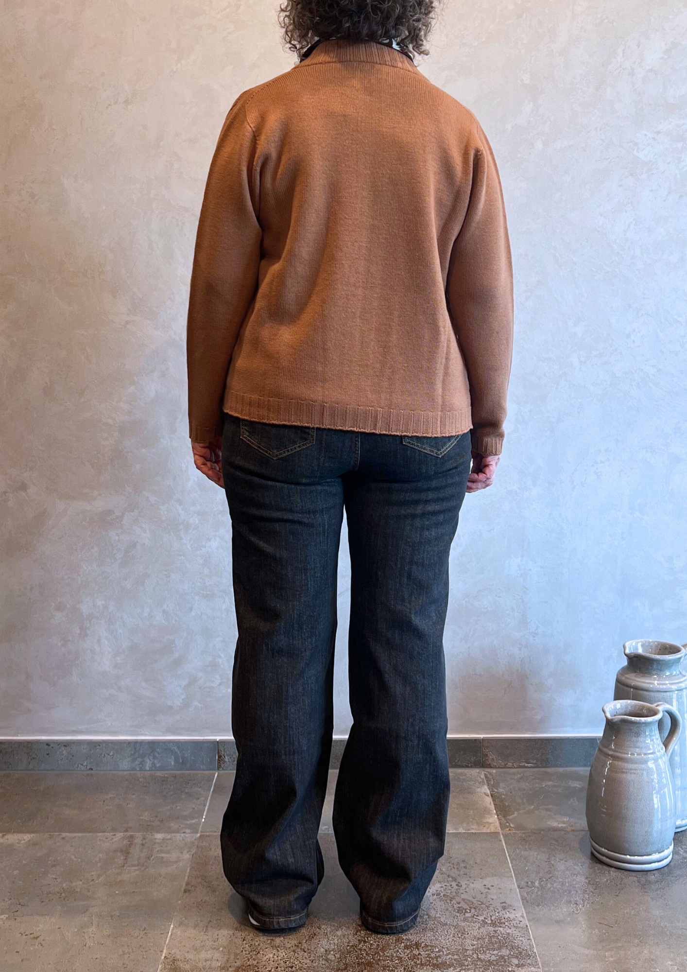 Jeans straight fit nero