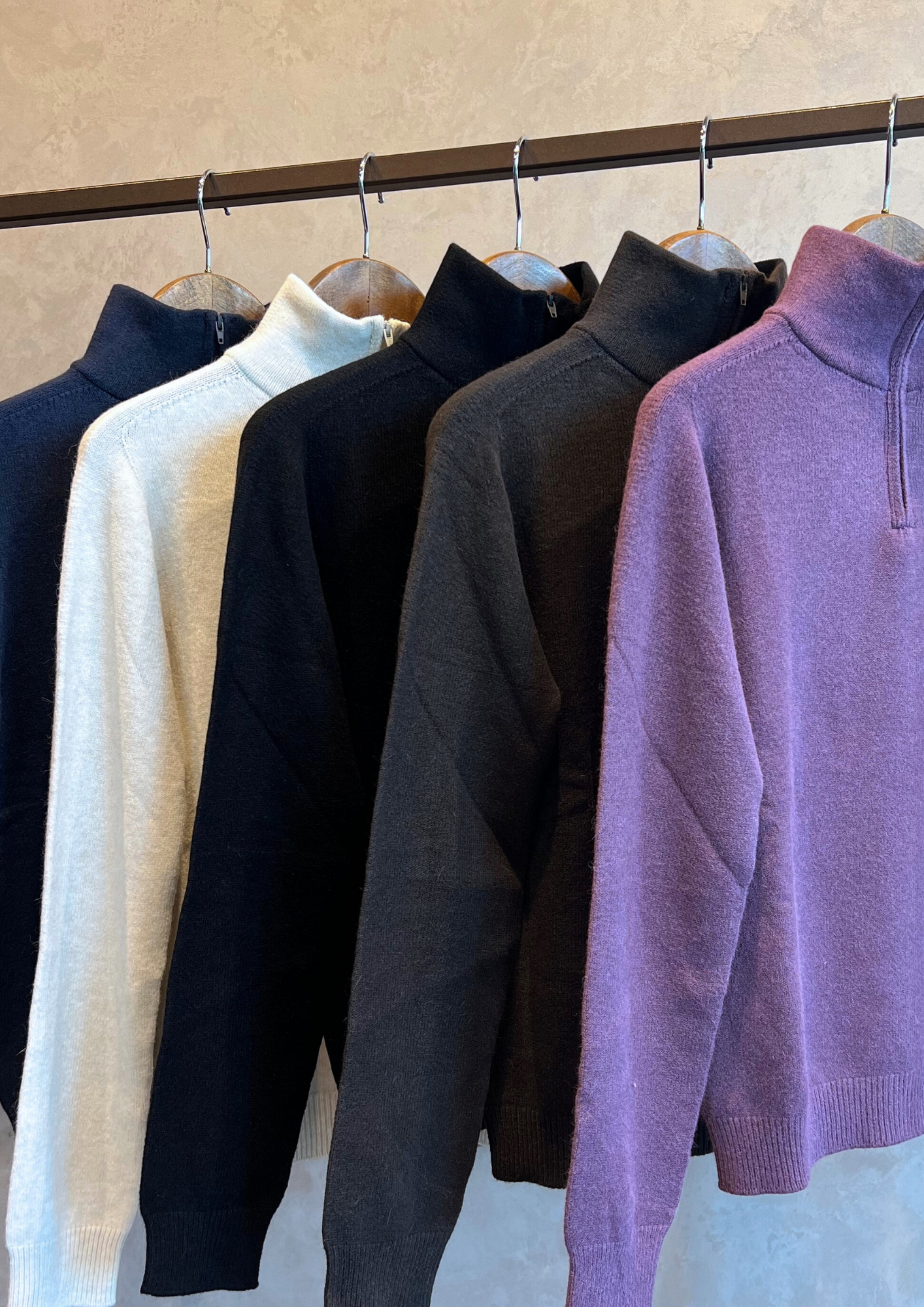 Maglia in Dolby colletto zip
