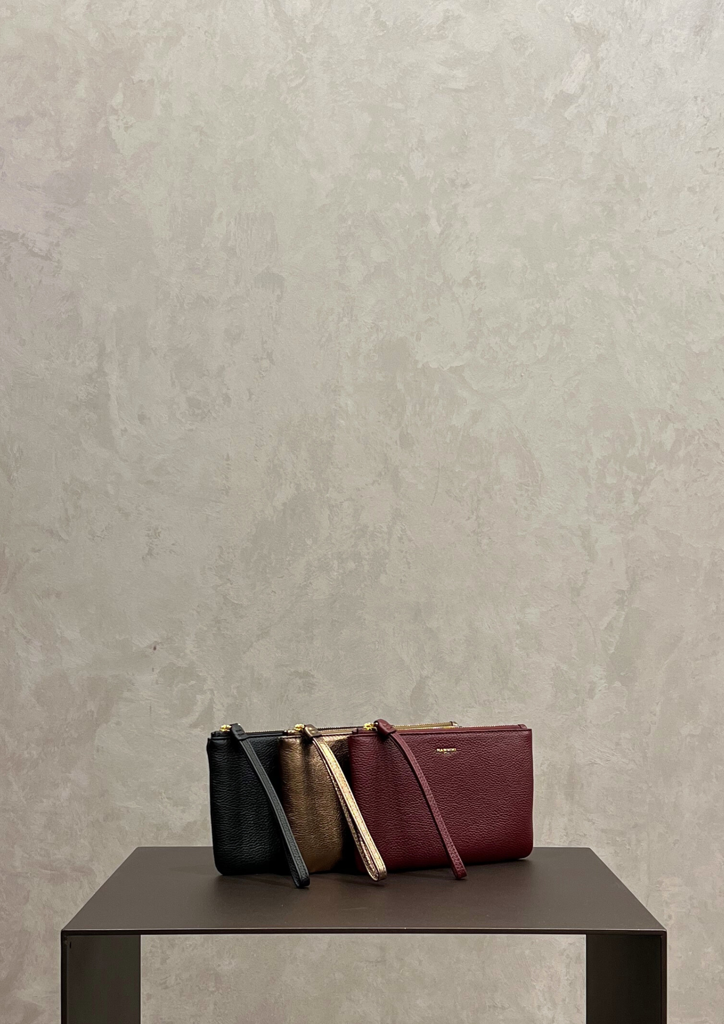 Pochette con laccio Nannini Vesna in pelle