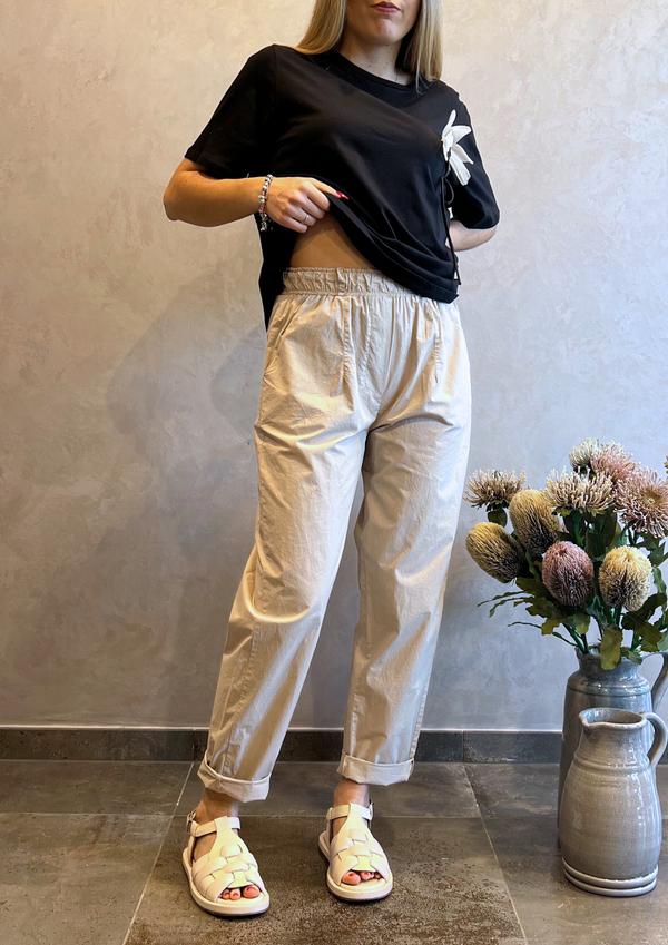 Pantalone balloon in cotone ultraleggero