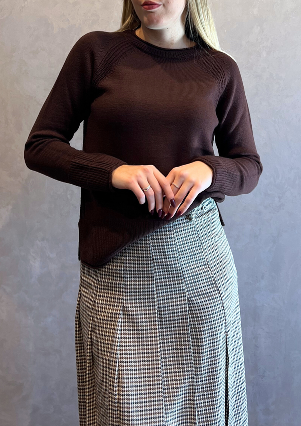 Maglioncino in pura lana vergine taglio dritto