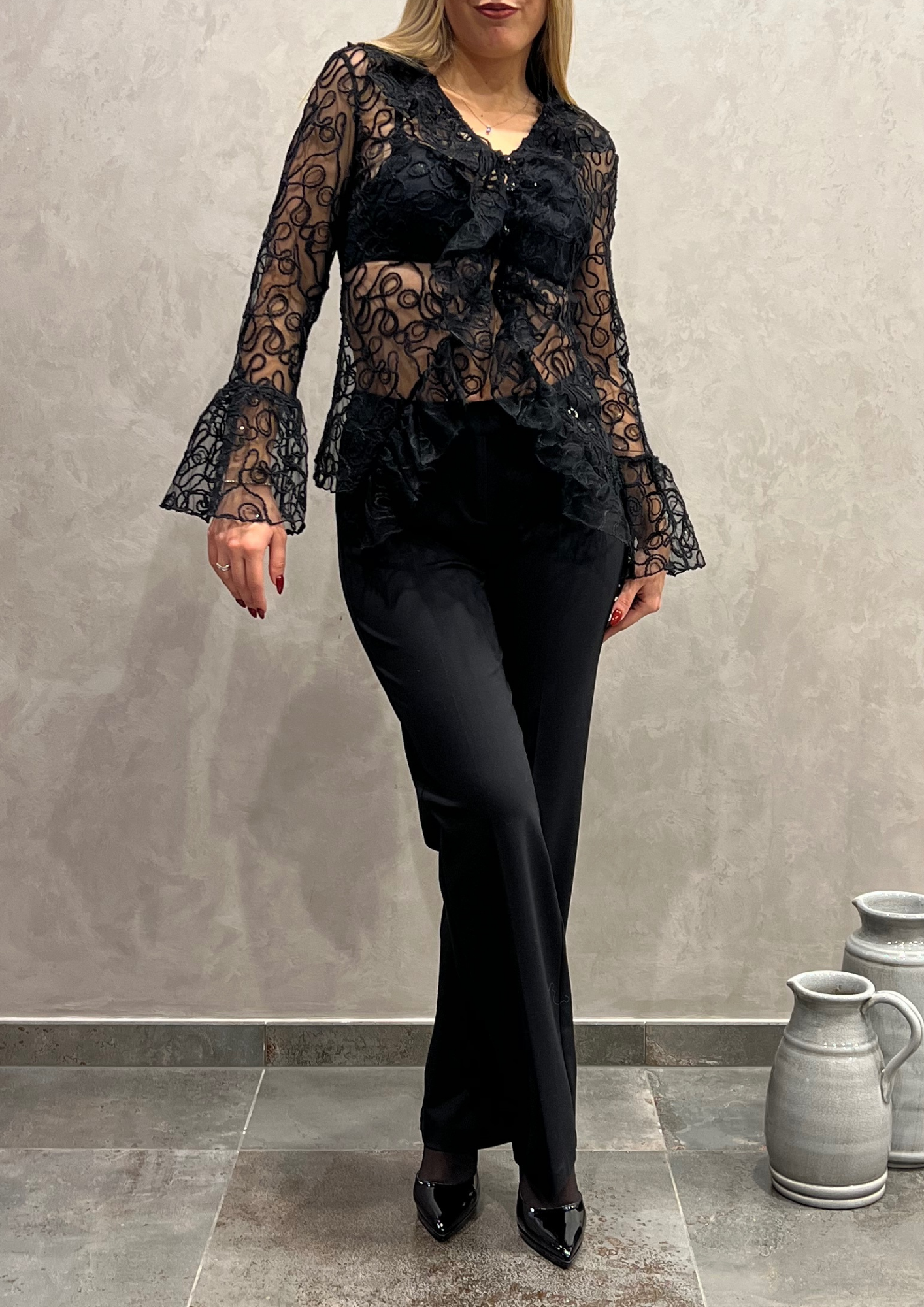 Pantalone dritto in Punto Milano