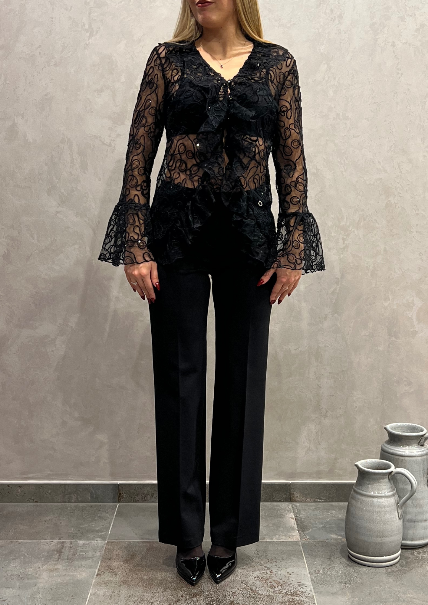 Pantalone dritto in Punto Milano