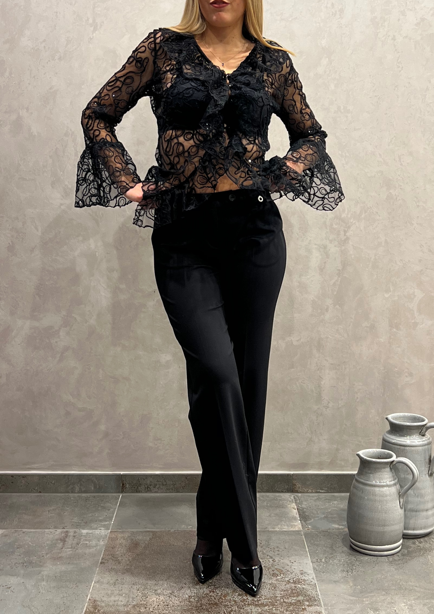 Pantalone dritto in Punto Milano