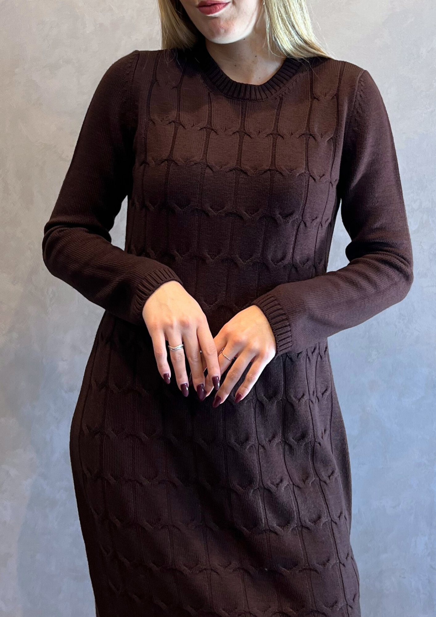 Abito in pura lana vergine taglio dritto