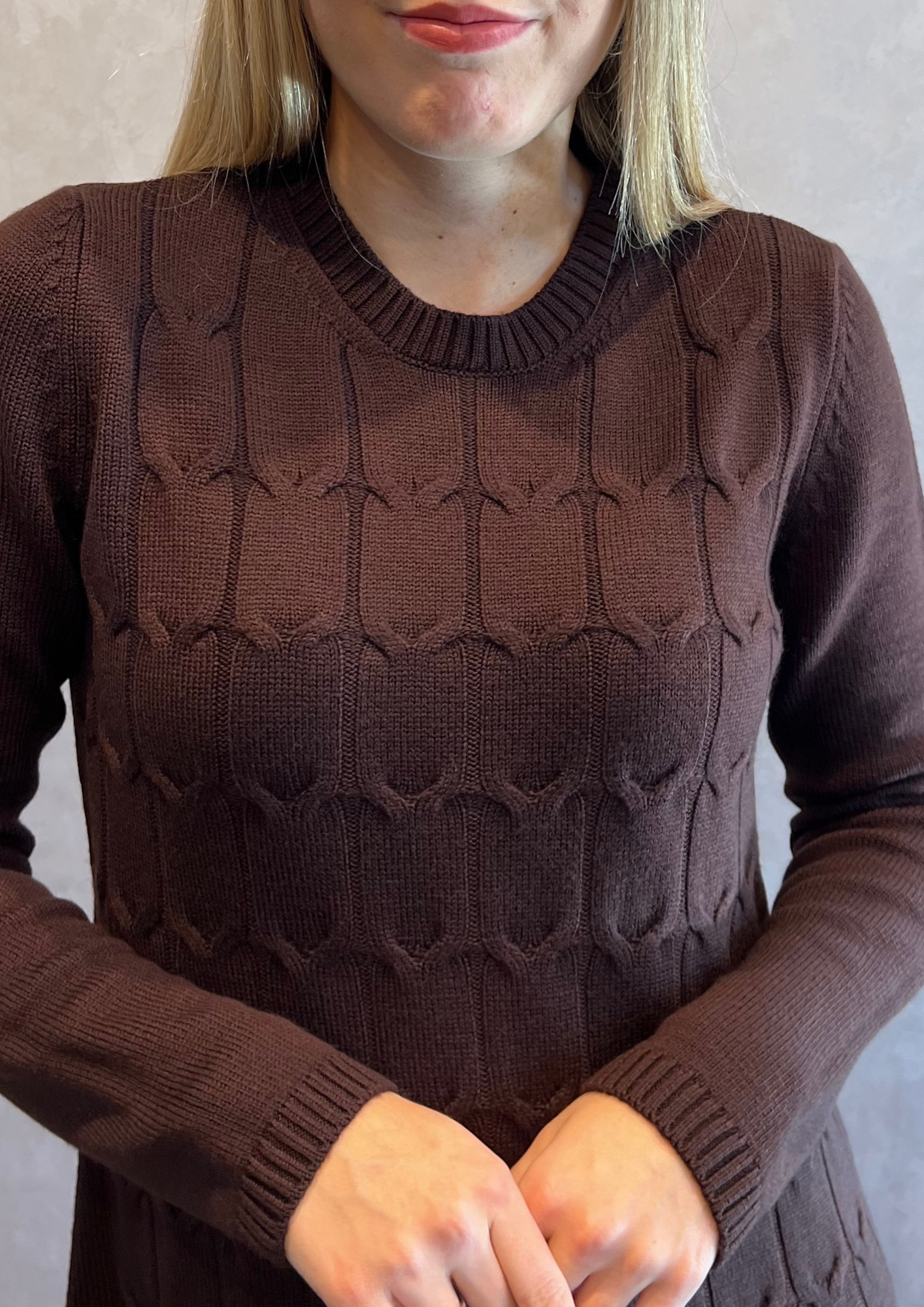 Abito in pura lana vergine taglio dritto