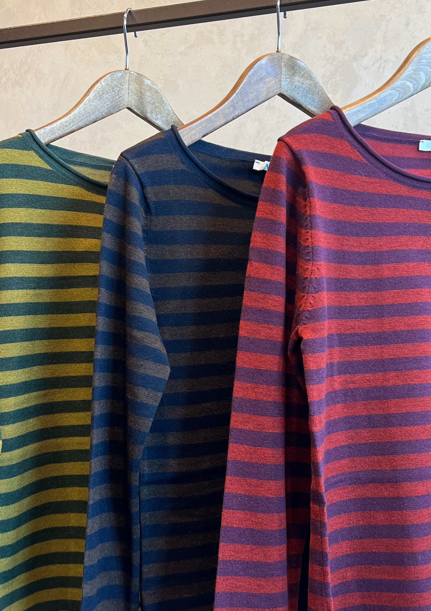 Maglia in misto lanetta a righe