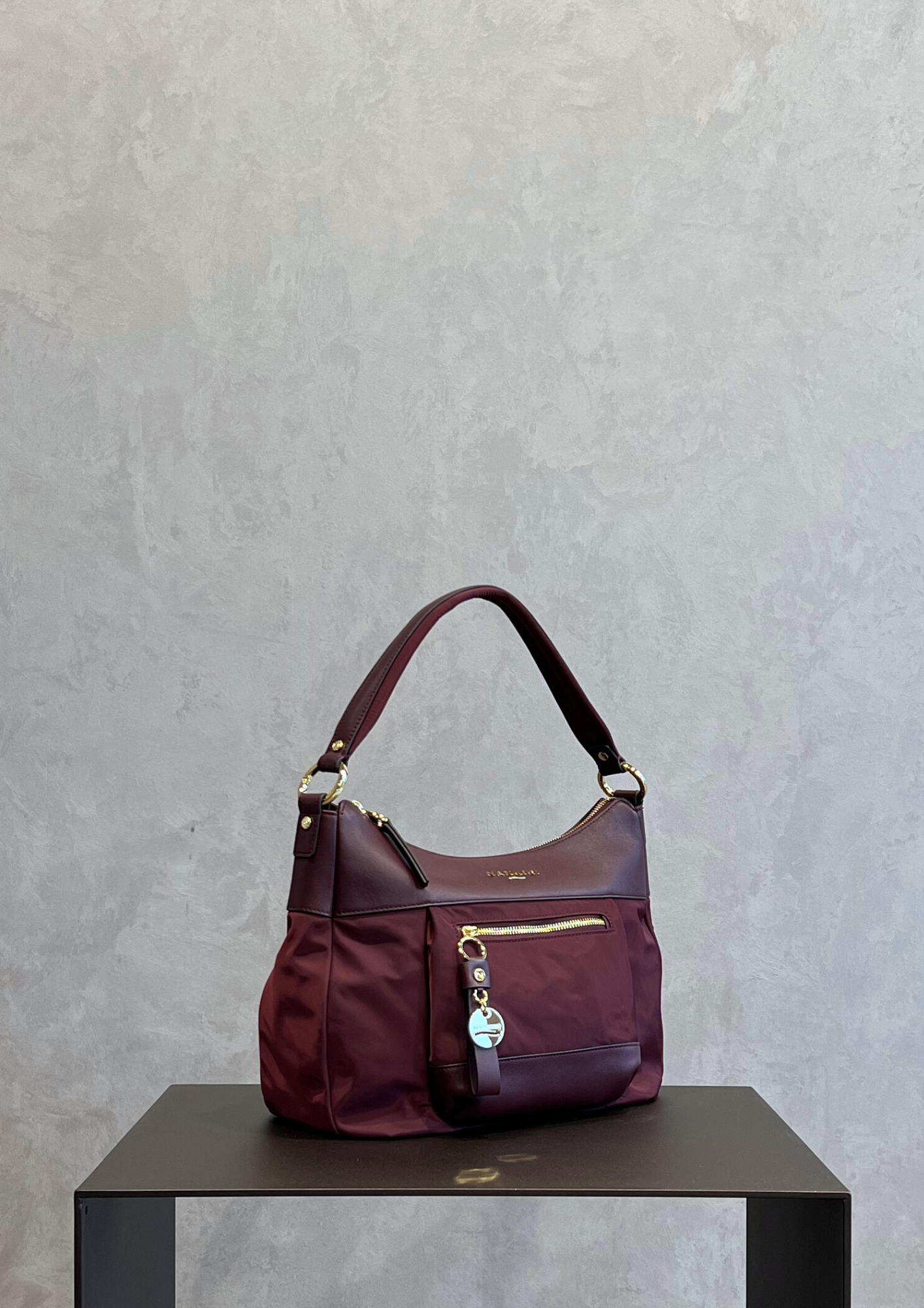 Borsa hobo Nannini Liberty in tessuto con tracolla