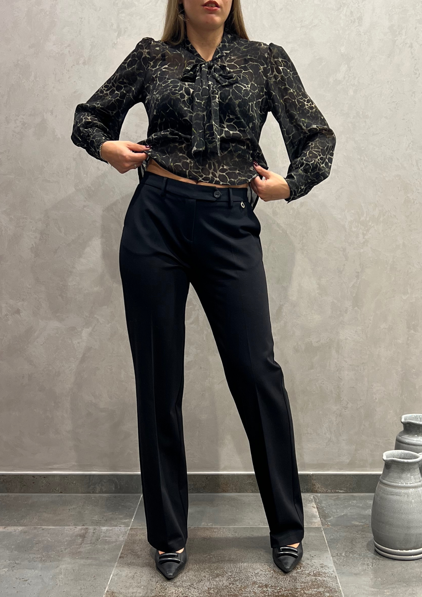 Pantalone dritto in Punto Milano