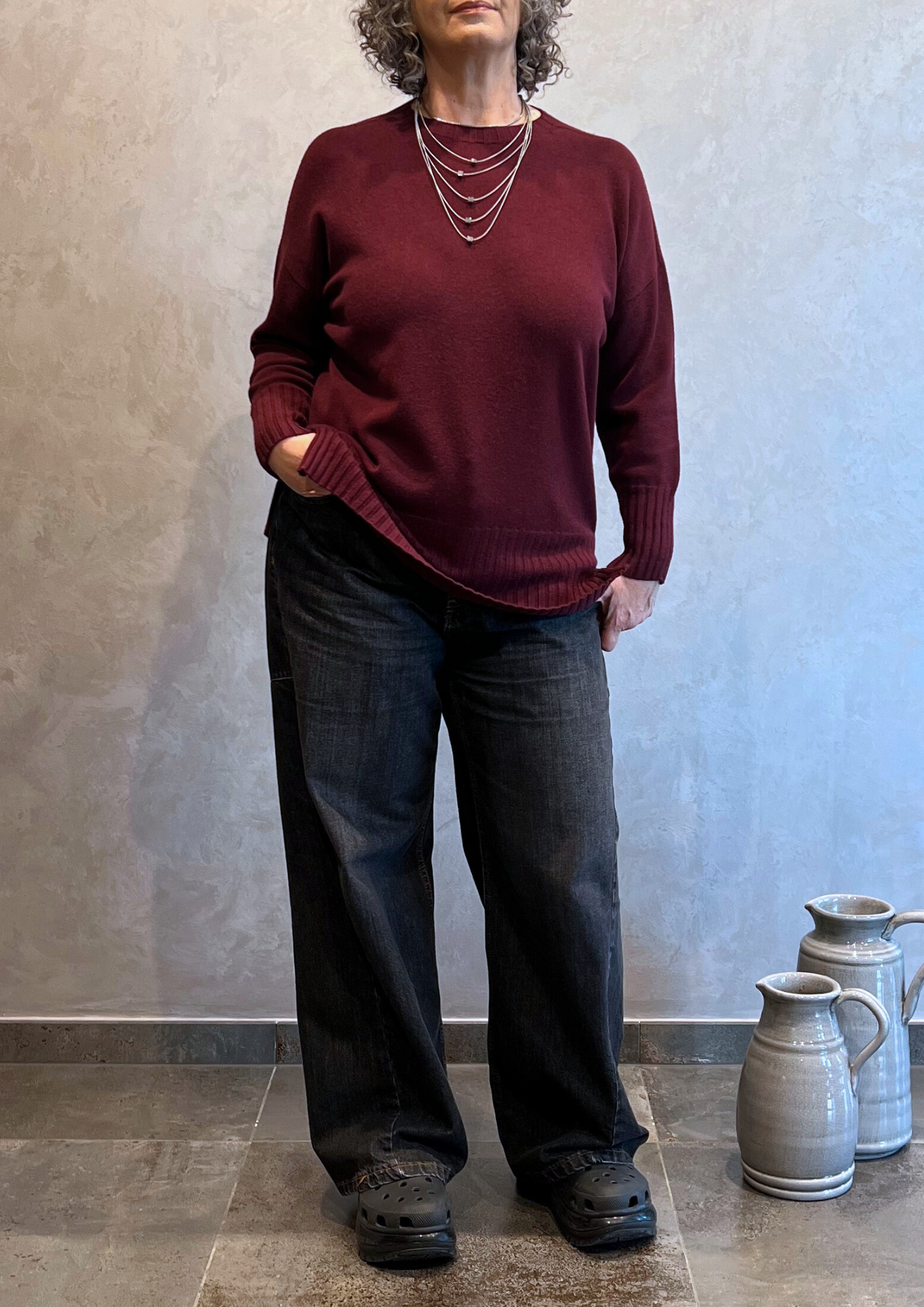 Maglia in Dolby over con spacchetti