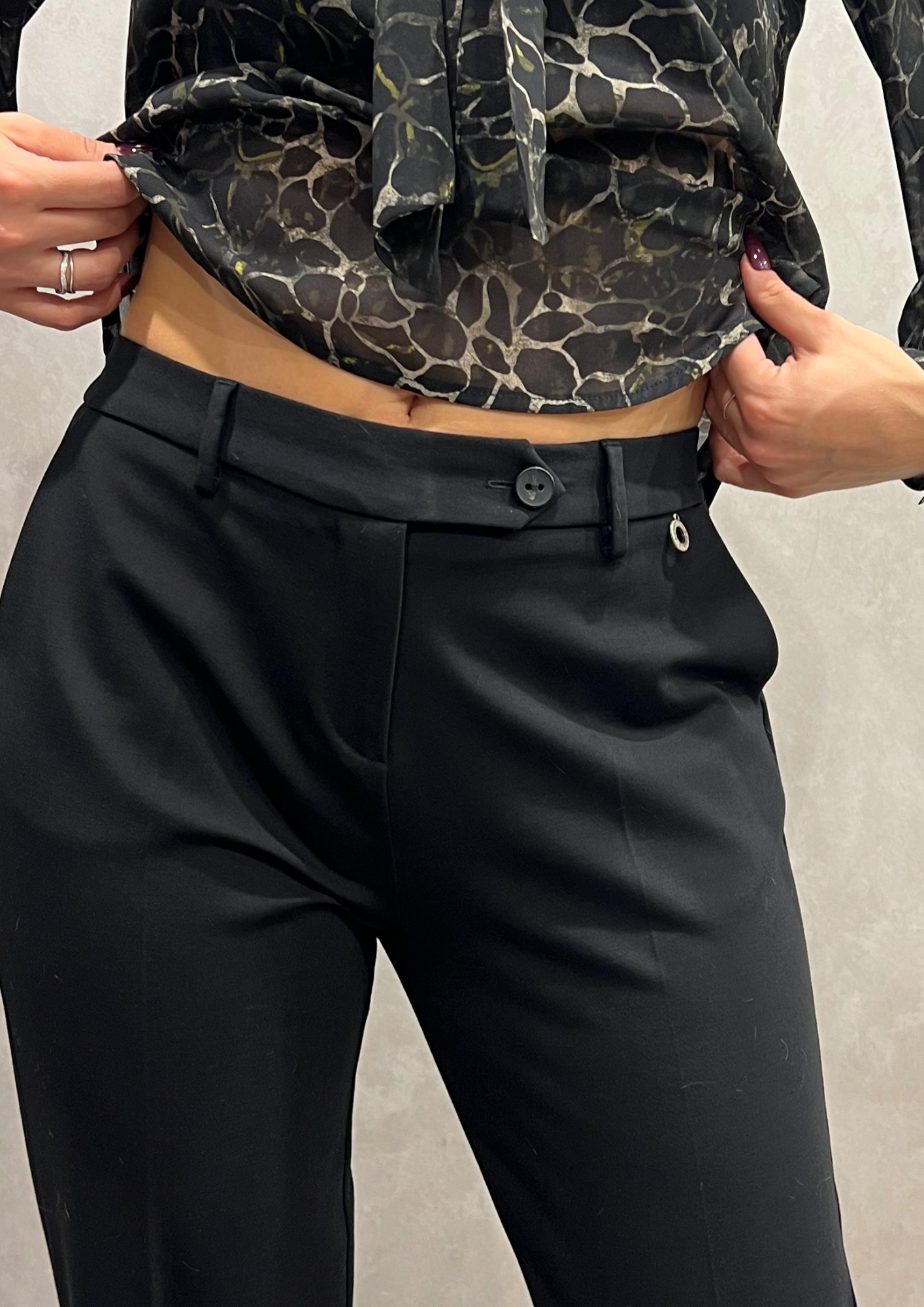 Pantalone dritto in Punto Milano