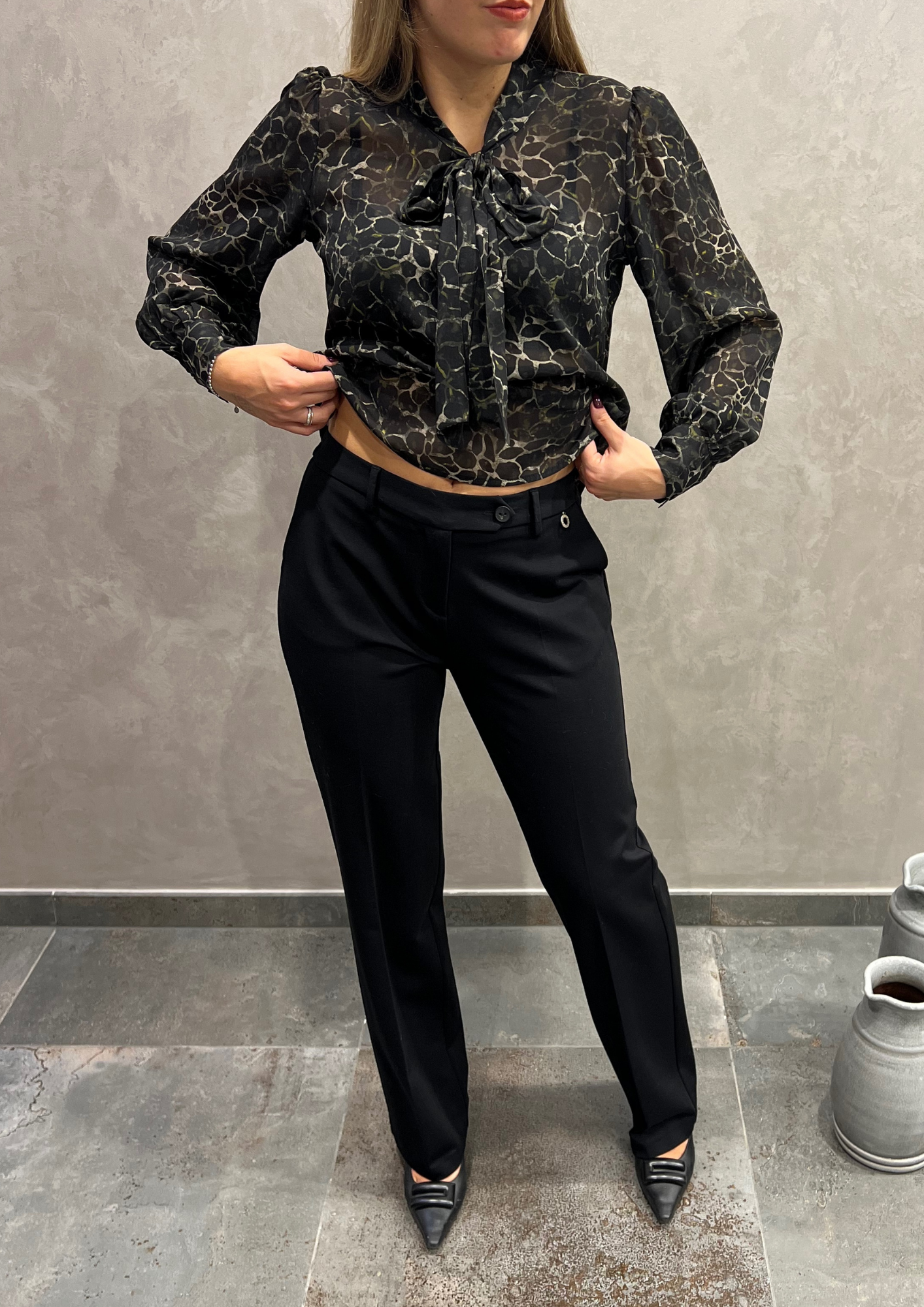 Pantalone dritto in Punto Milano