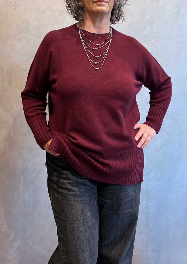 Maglia in Dolby over con spacchetti