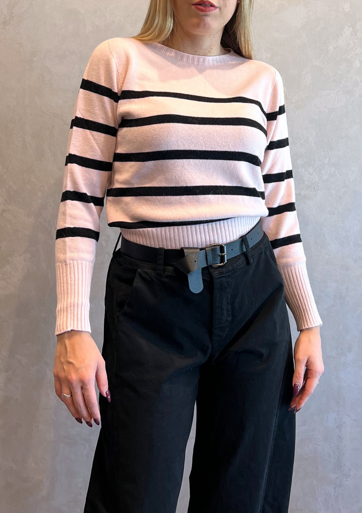 Maglia in Dolby lineata a righe