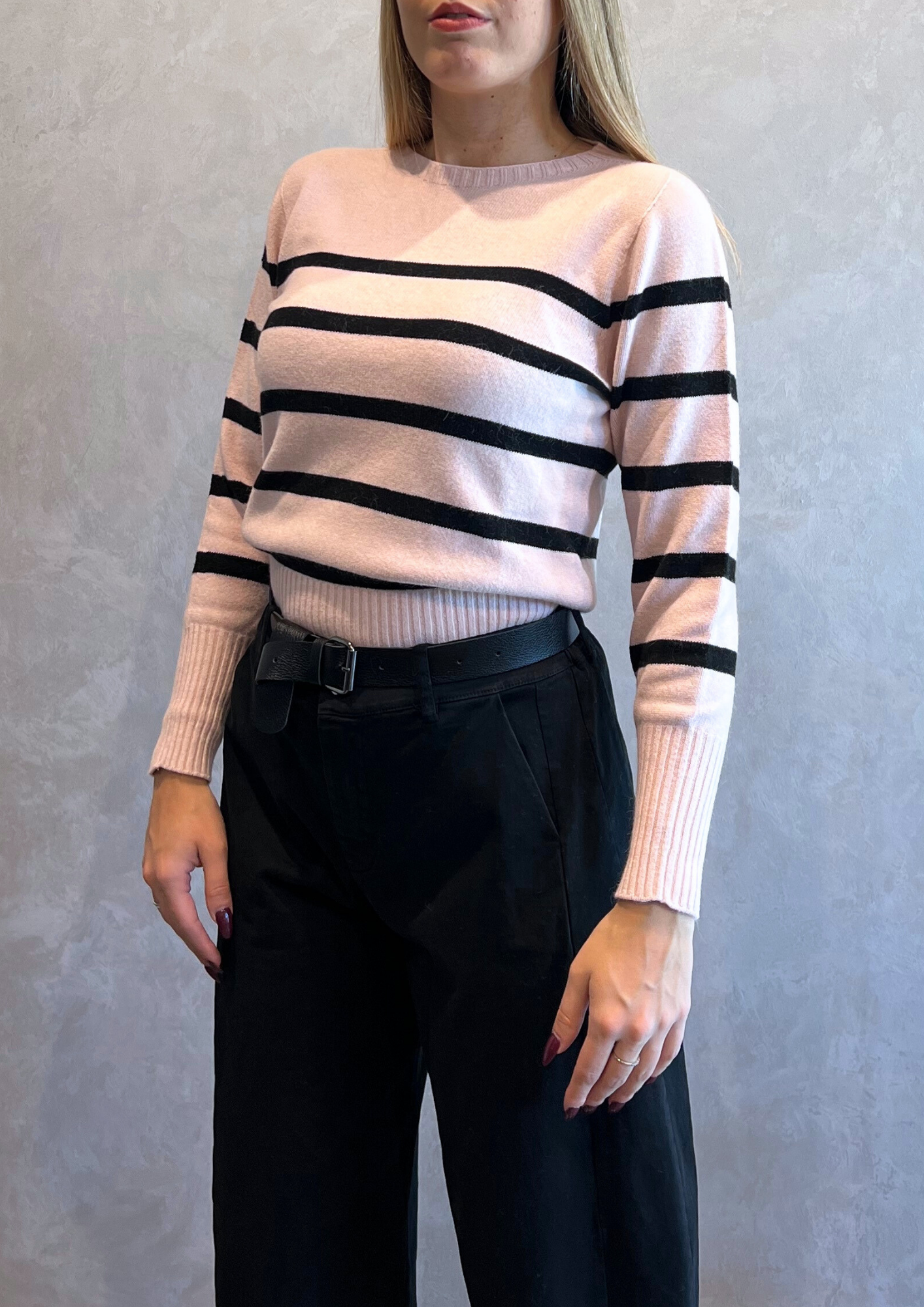 Maglia in Dolby lineata a righe