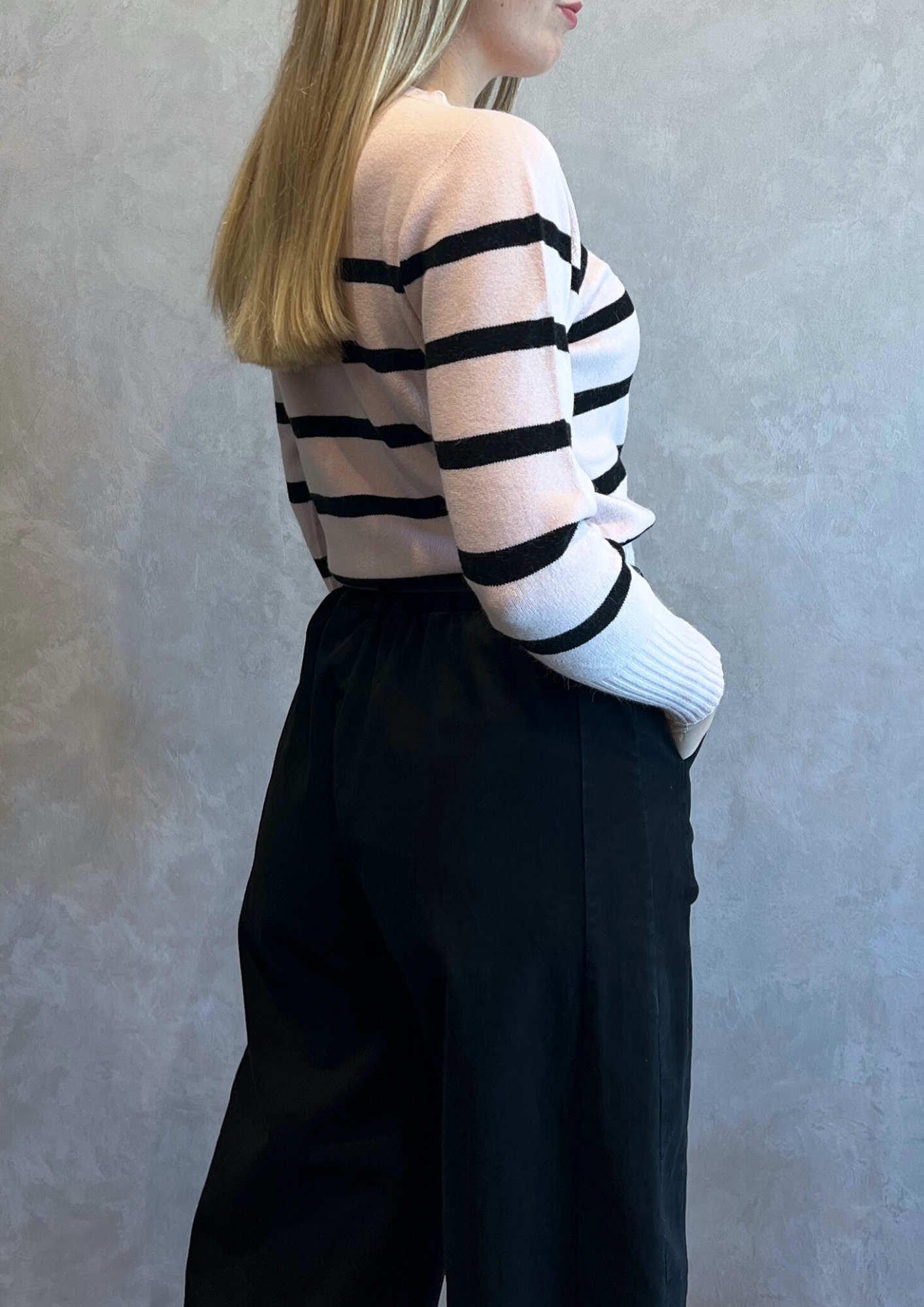 Maglia in Dolby lineata a righe