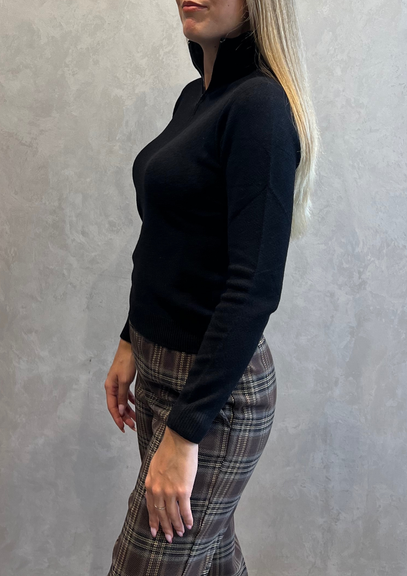 Maglia in Dolby colletto zip