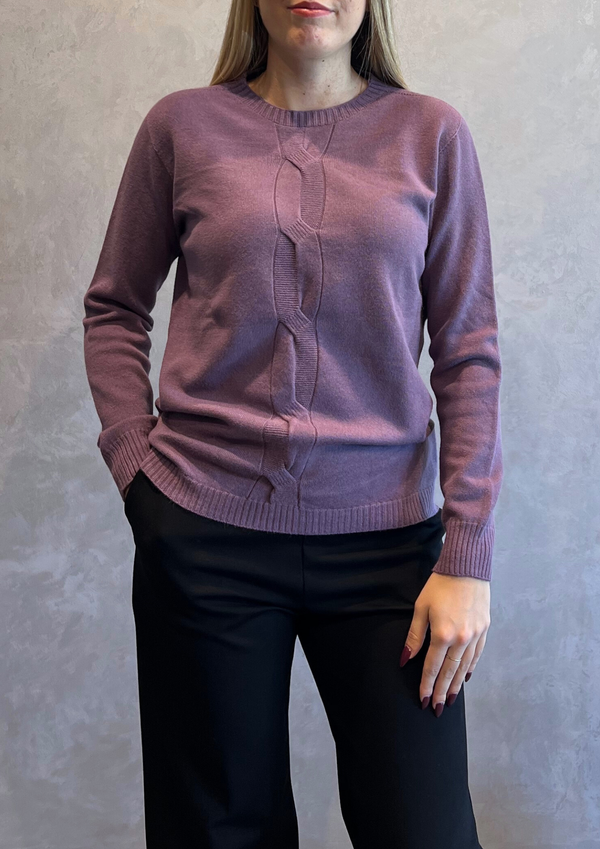 Maglia in Dolby con treccia