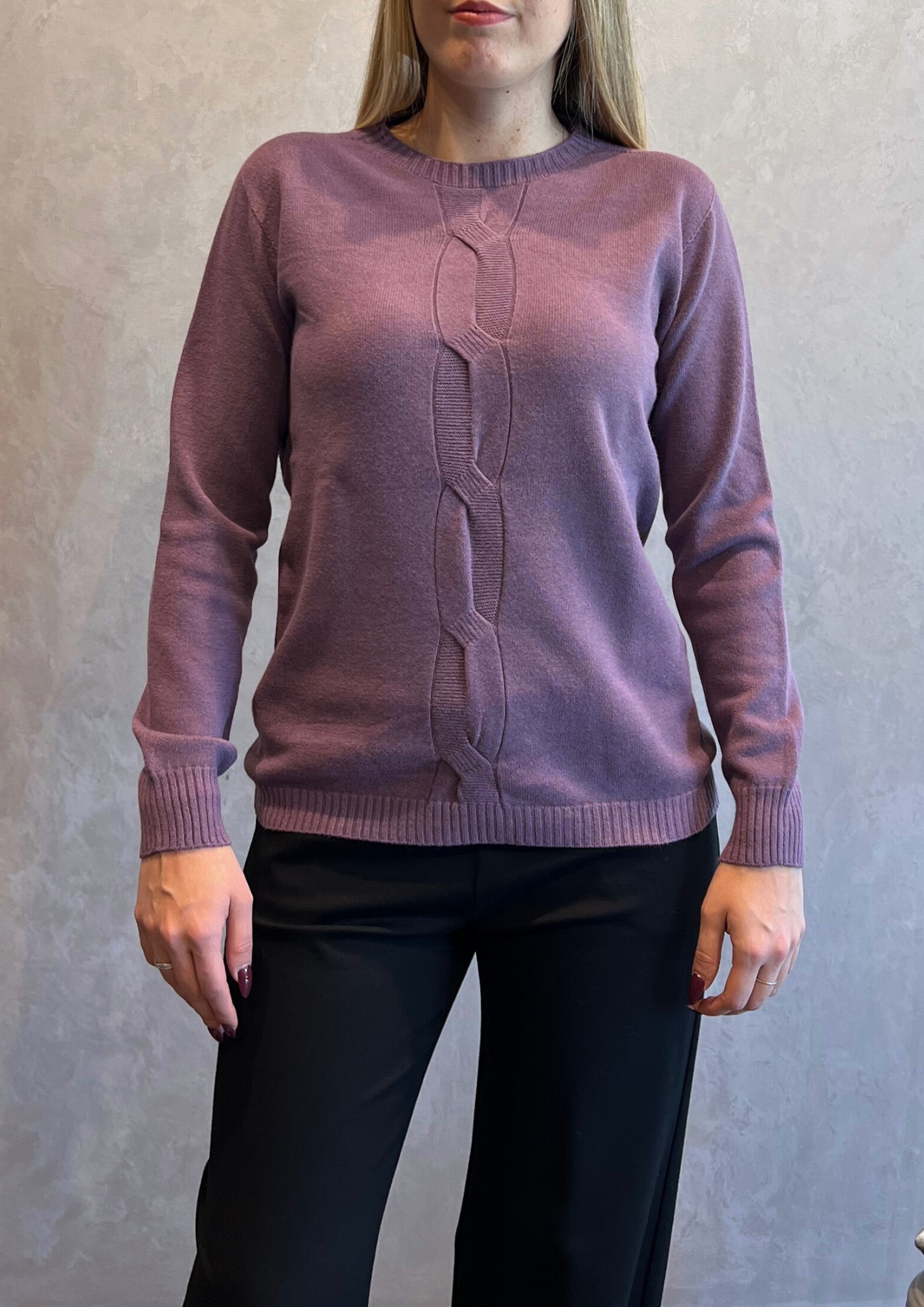 Maglia in Dolby con treccia