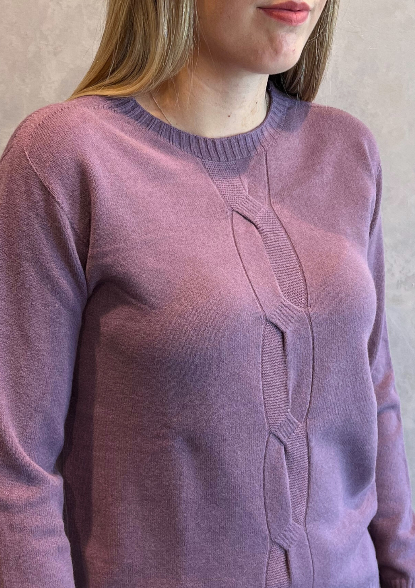 Maglia in Dolby con treccia