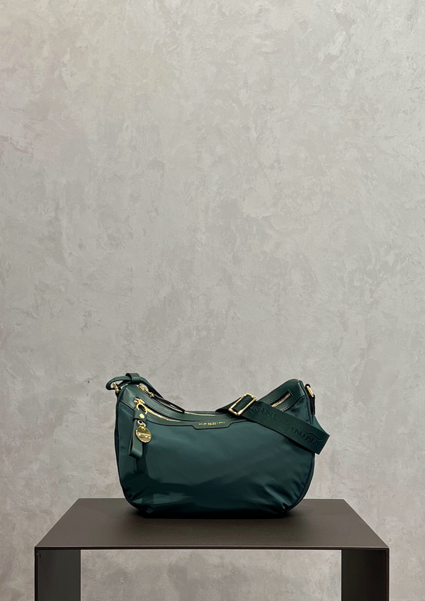 Borsa mezzaluna Nannini Liberty in tessuto