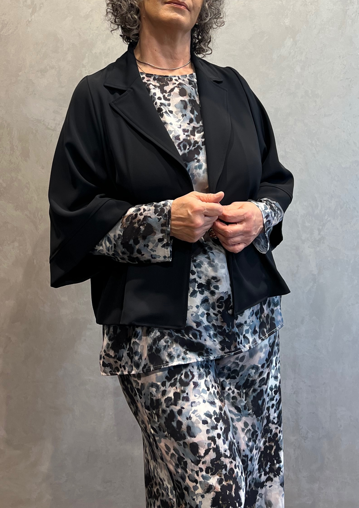 Giacca destrutturata taglio over in cady