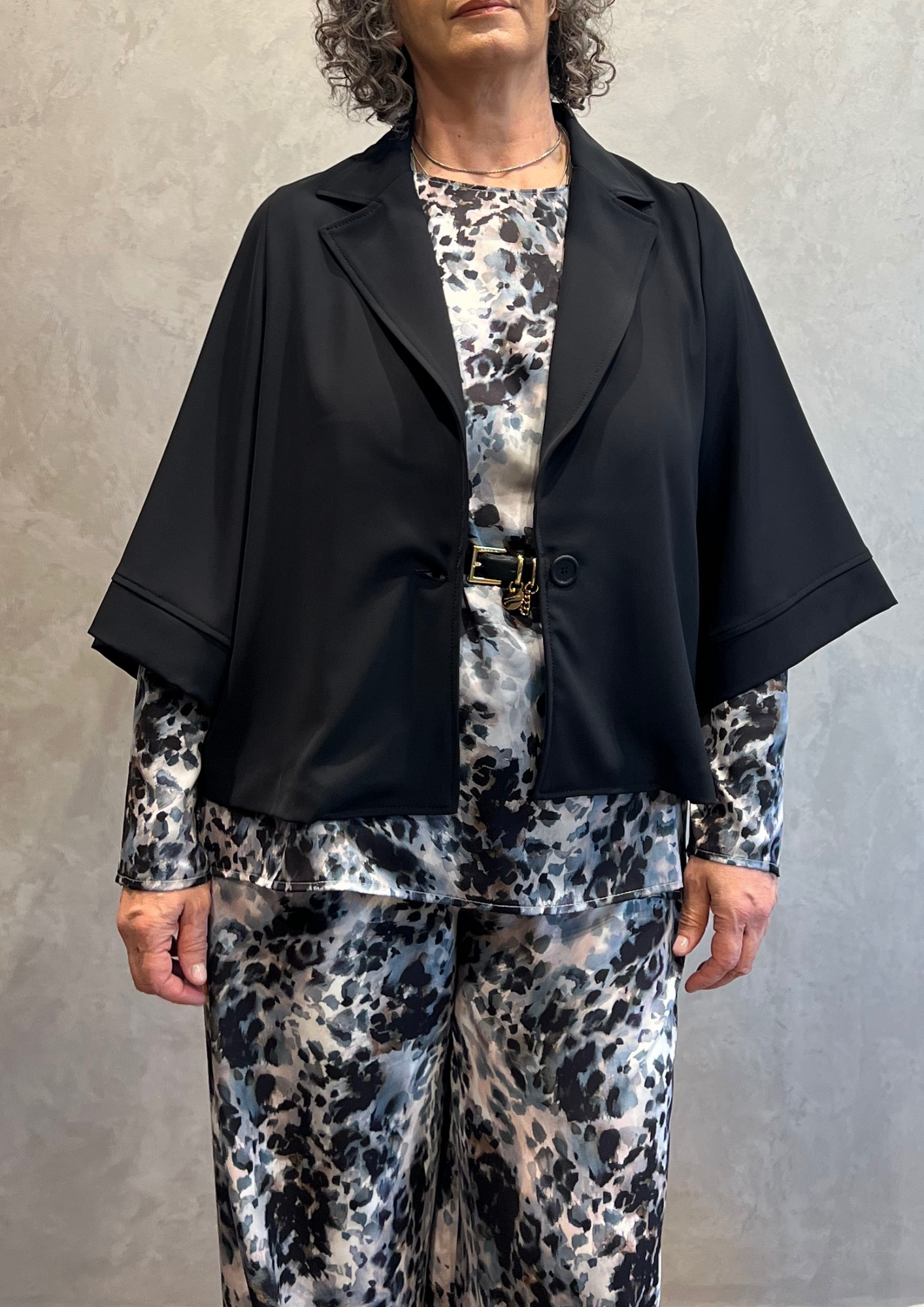 Giacca destrutturata taglio over in cady