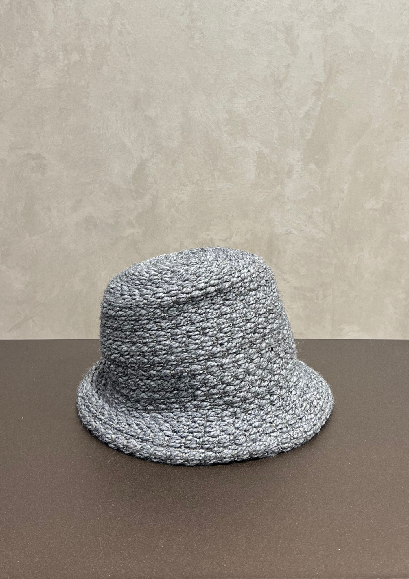 Cappello bucket bouclé misto lana