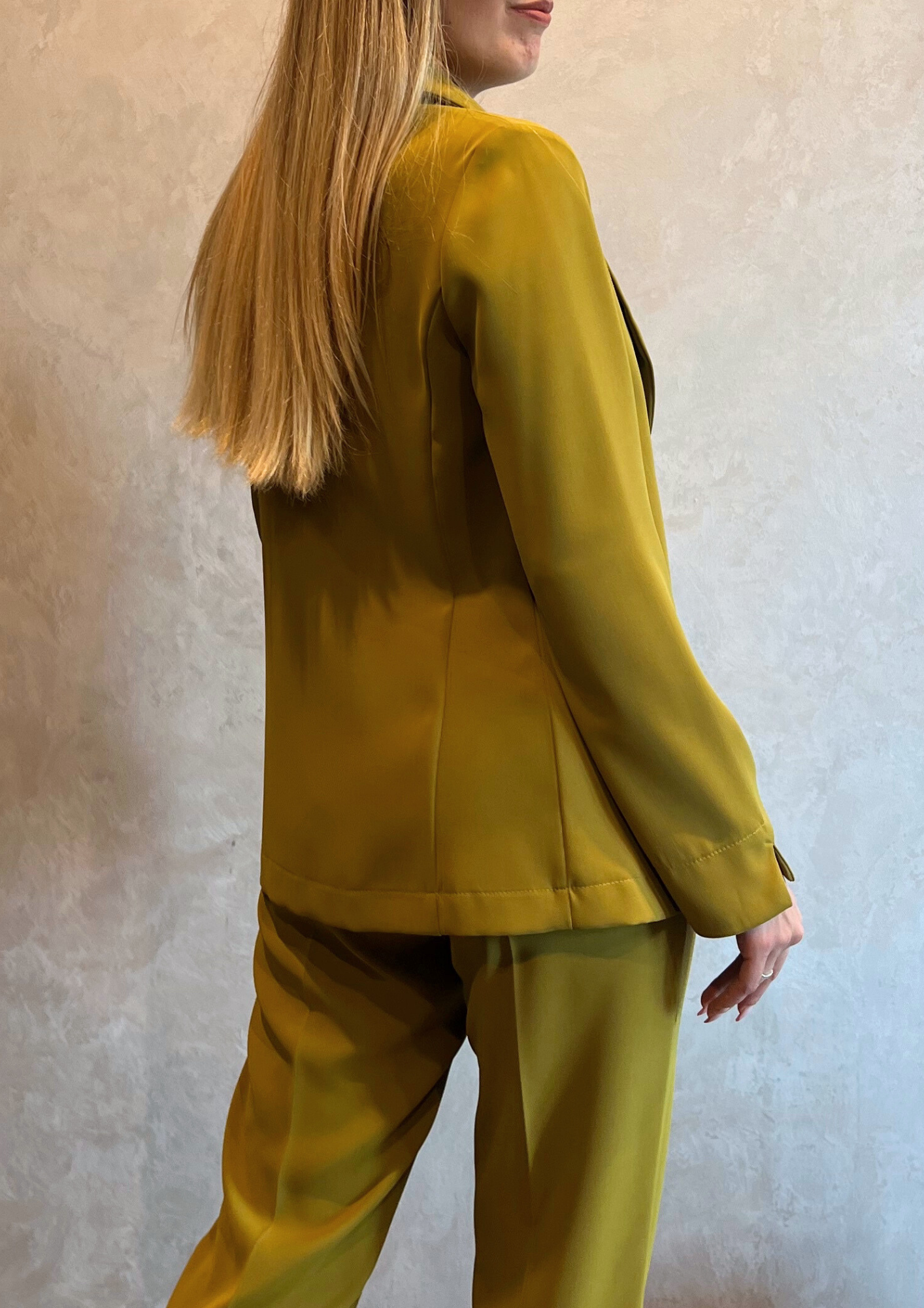 Giacca blazer sfiancata in cady