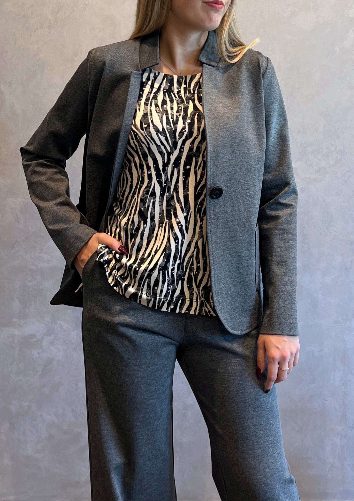 Giacca sfiancata in Punto Milano