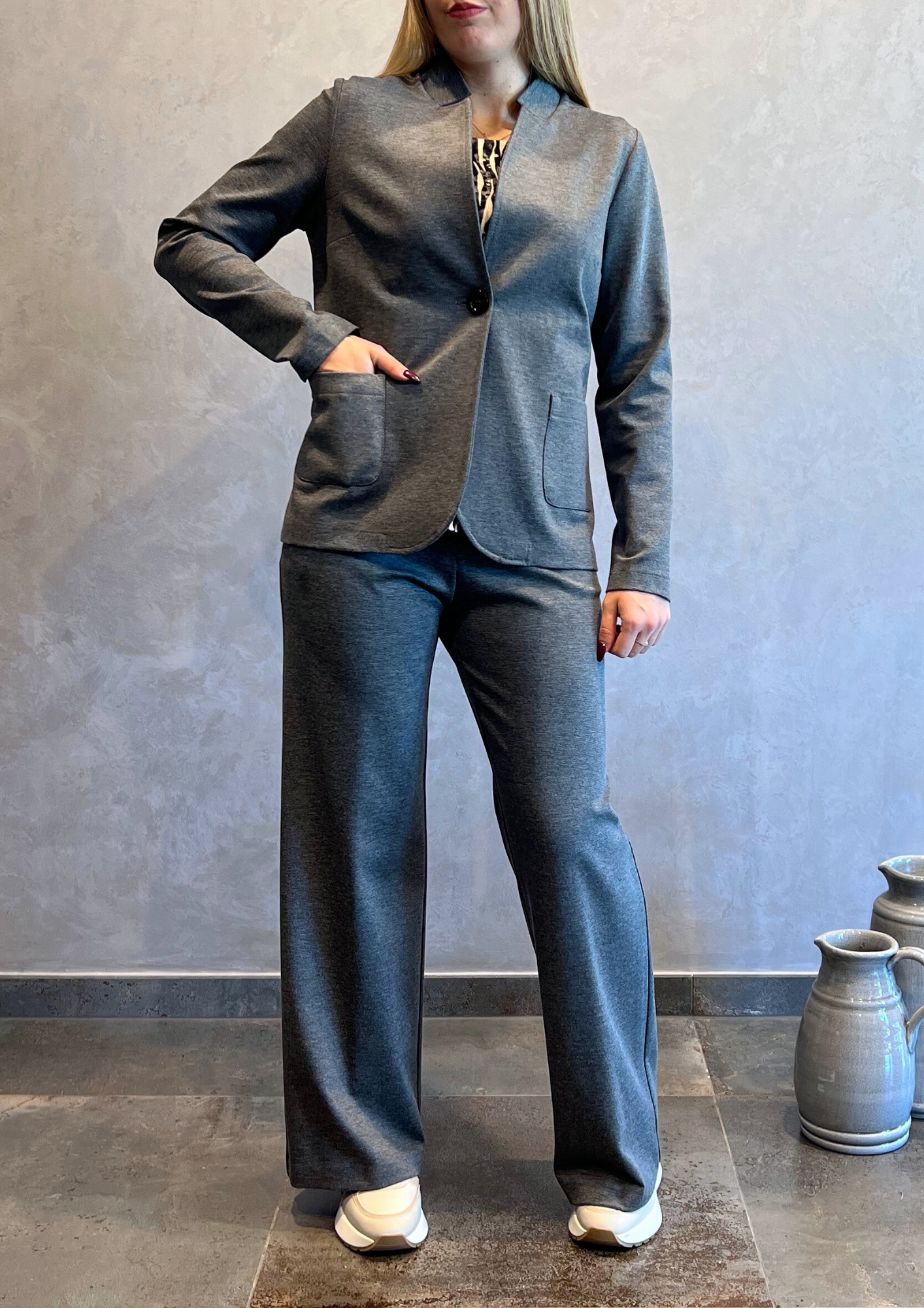 Giacca sfiancata in Punto Milano