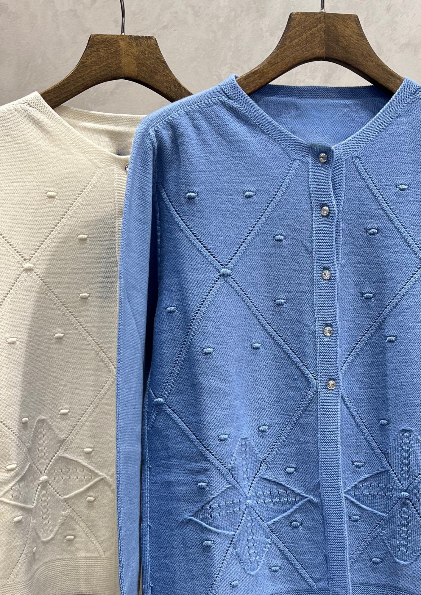 Golfino in pura lana vergine motivo montagna