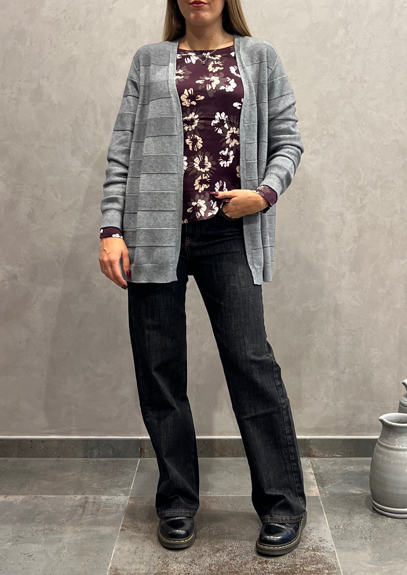 Cardigan over in Dolby aperto maxi coste
