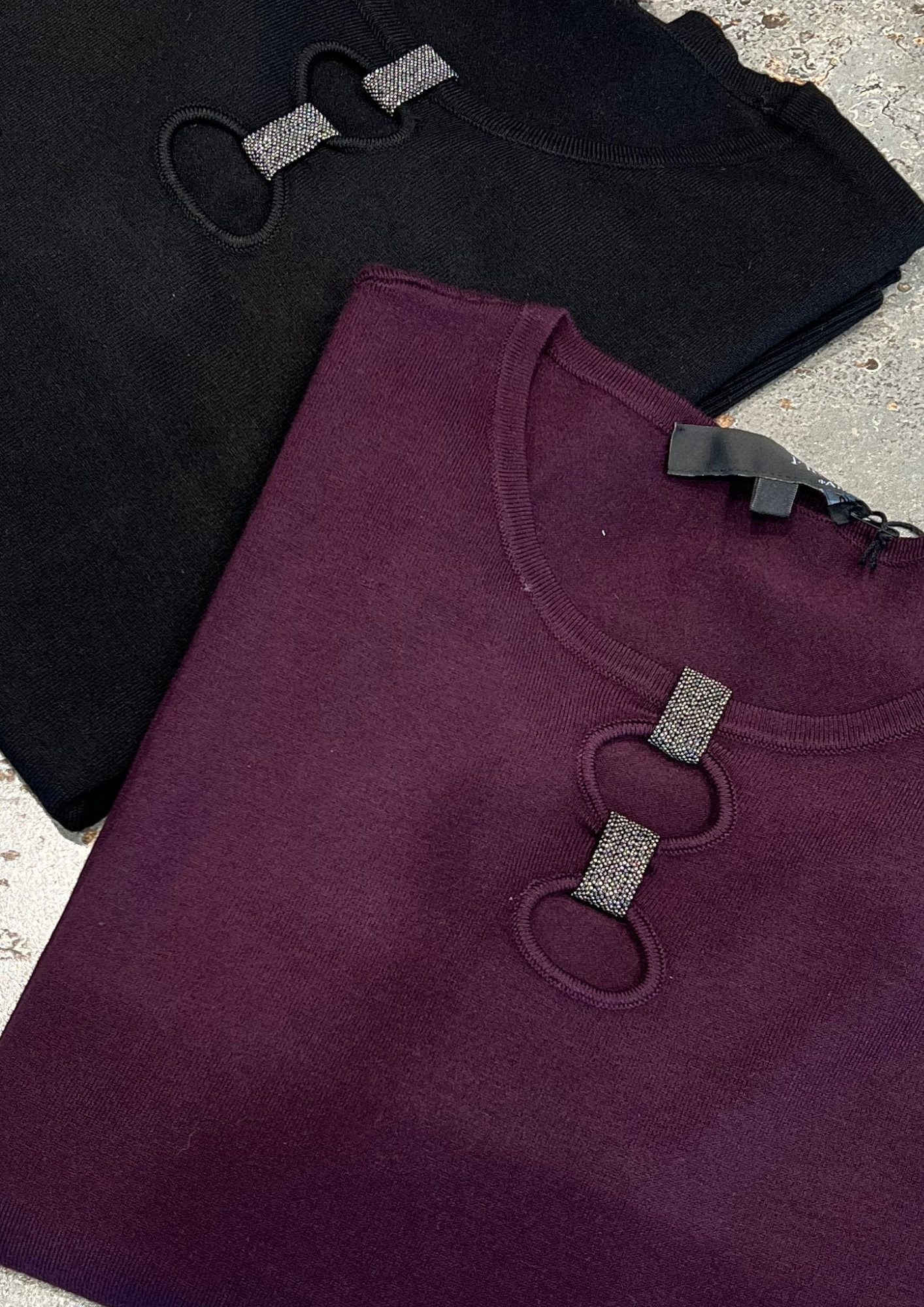 Maglia in viscosa felpata doppia goccia