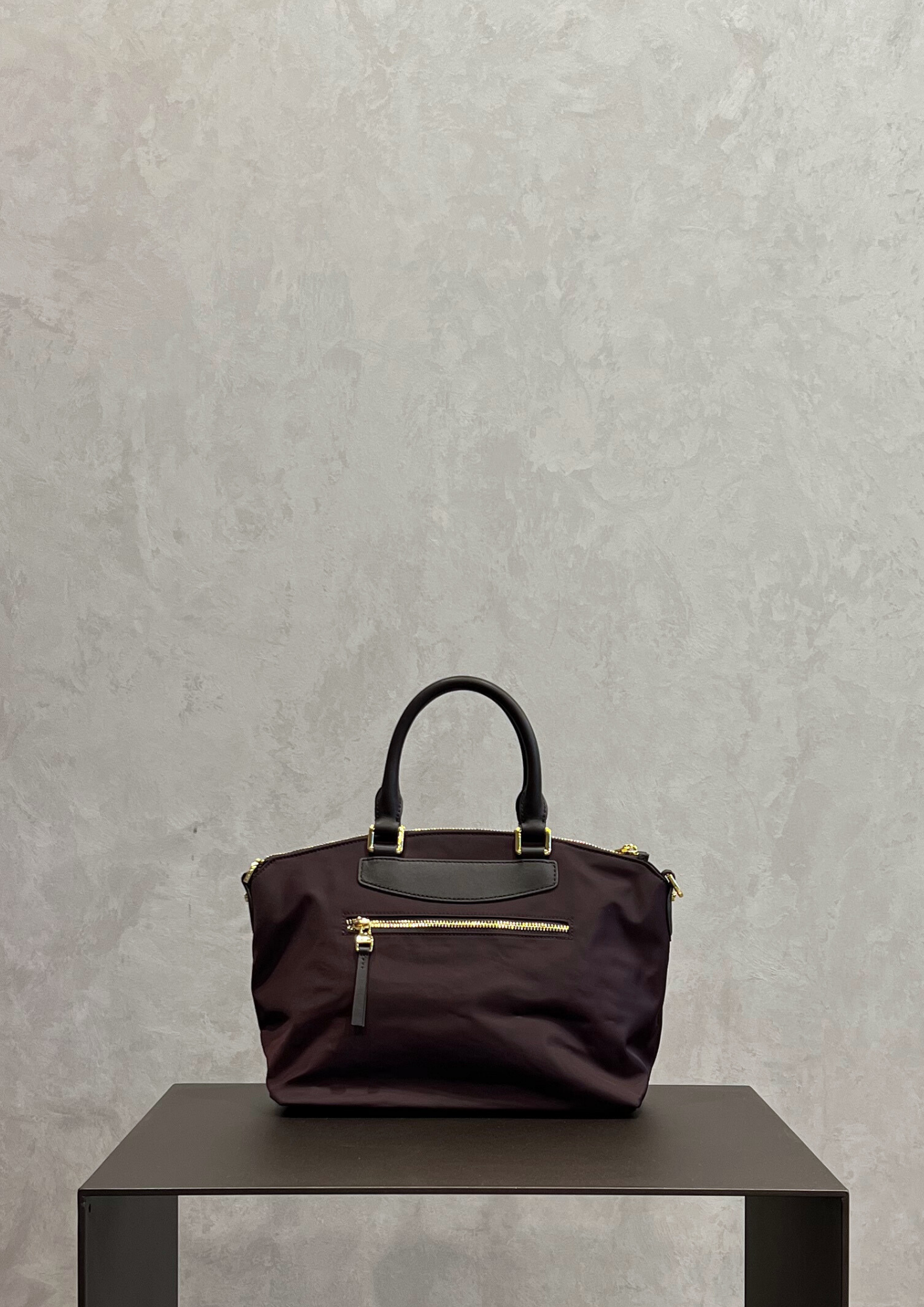Borsa doctor-bag media Nannini Elsa in tessuto con tracolla