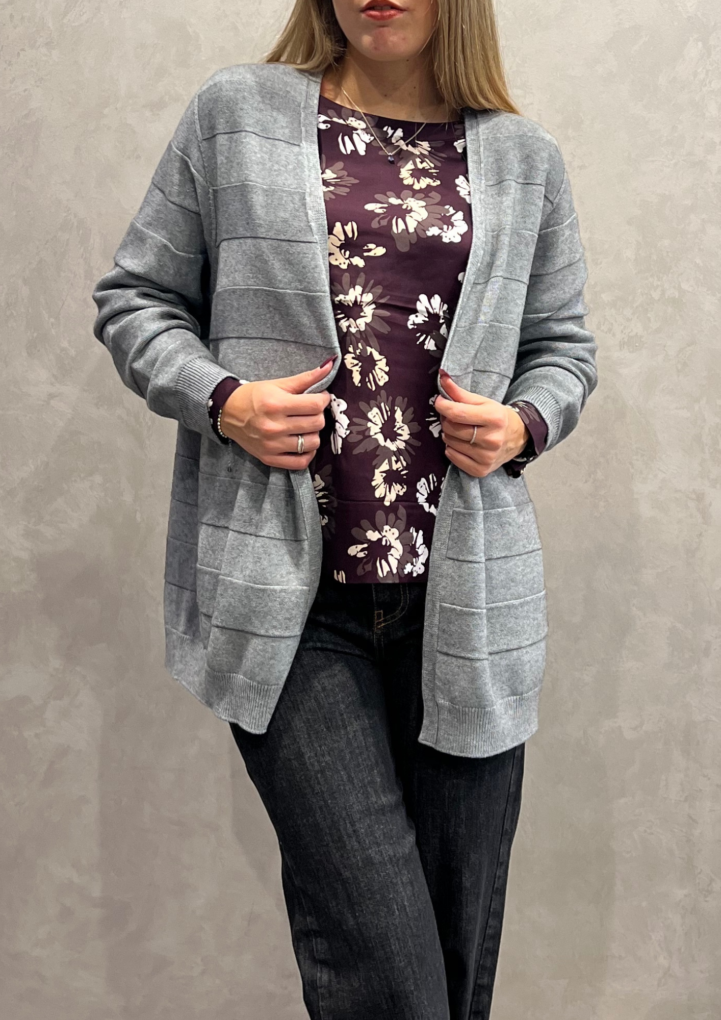 Cardigan over in Dolby aperto maxi coste