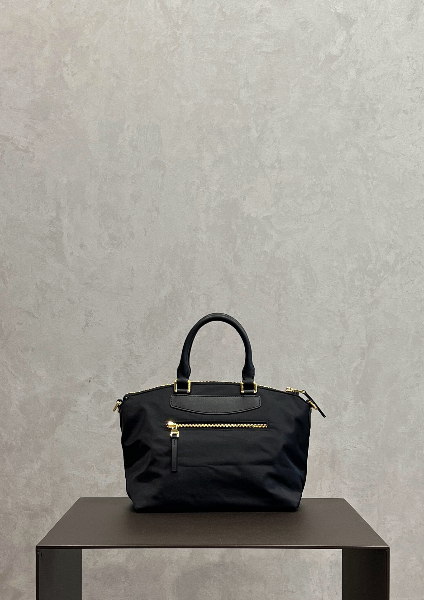Borsa doctor-bag media Nannini Elsa in tessuto con tracolla