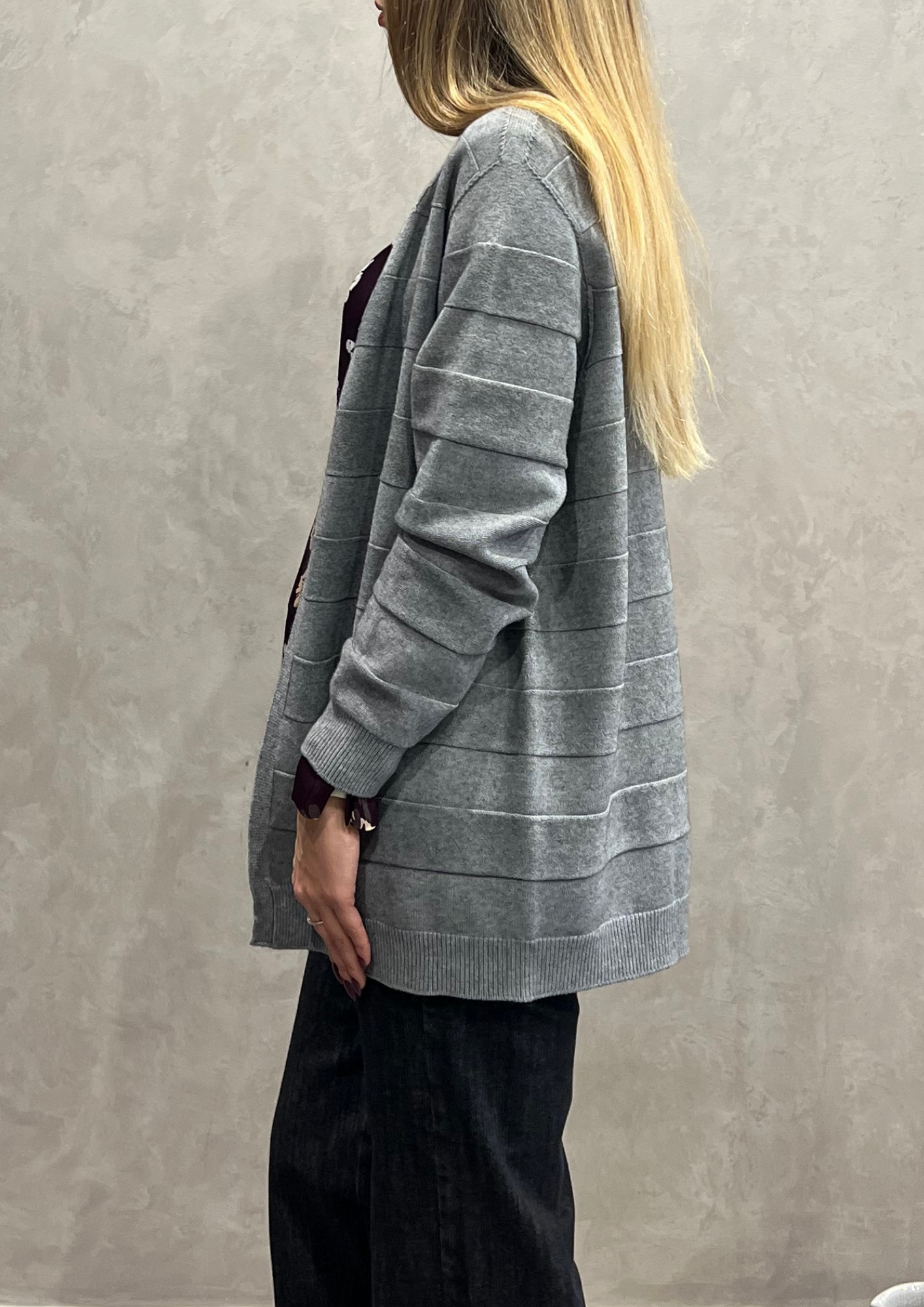Cardigan over in Dolby aperto maxi coste