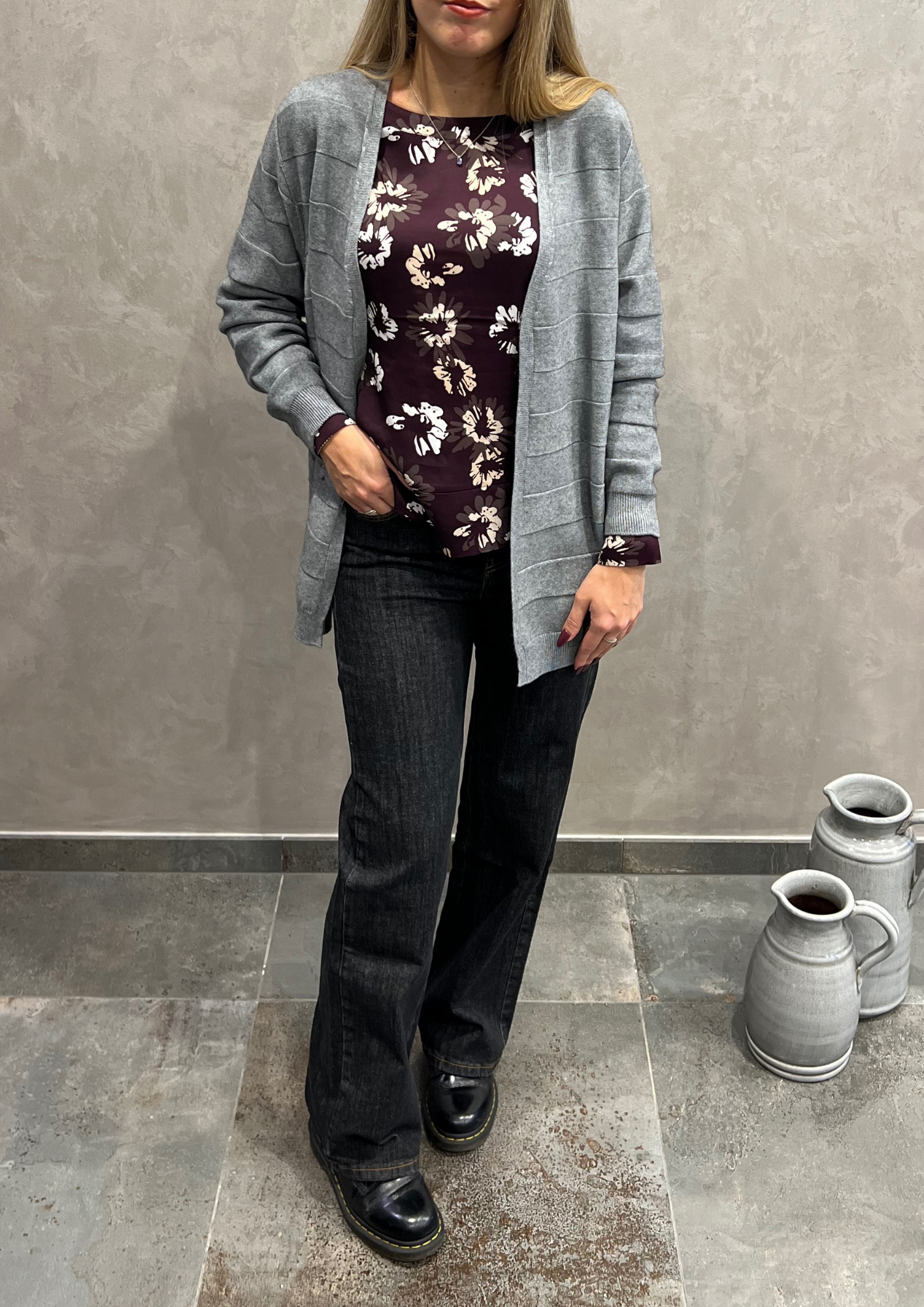 Cardigan over in Dolby aperto maxi coste