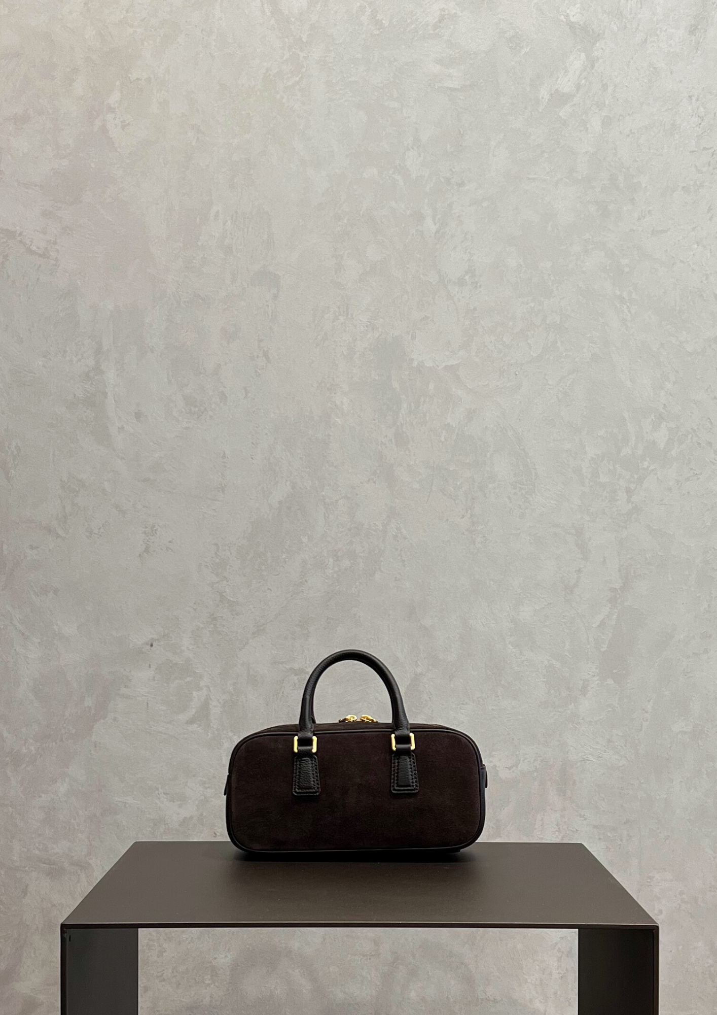 Borsa a mano Nannini Micol in suede con tracolla