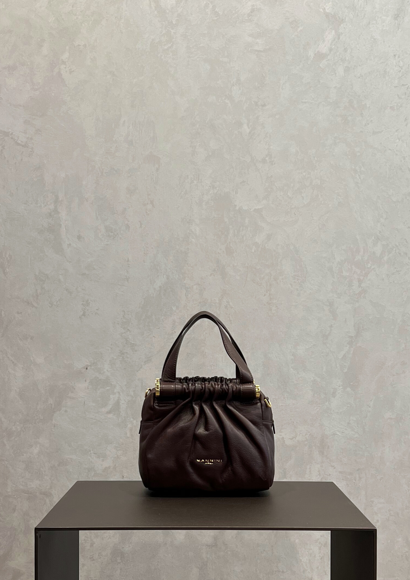 Borsa a mano Nannini Sveva in pelle con tracolla