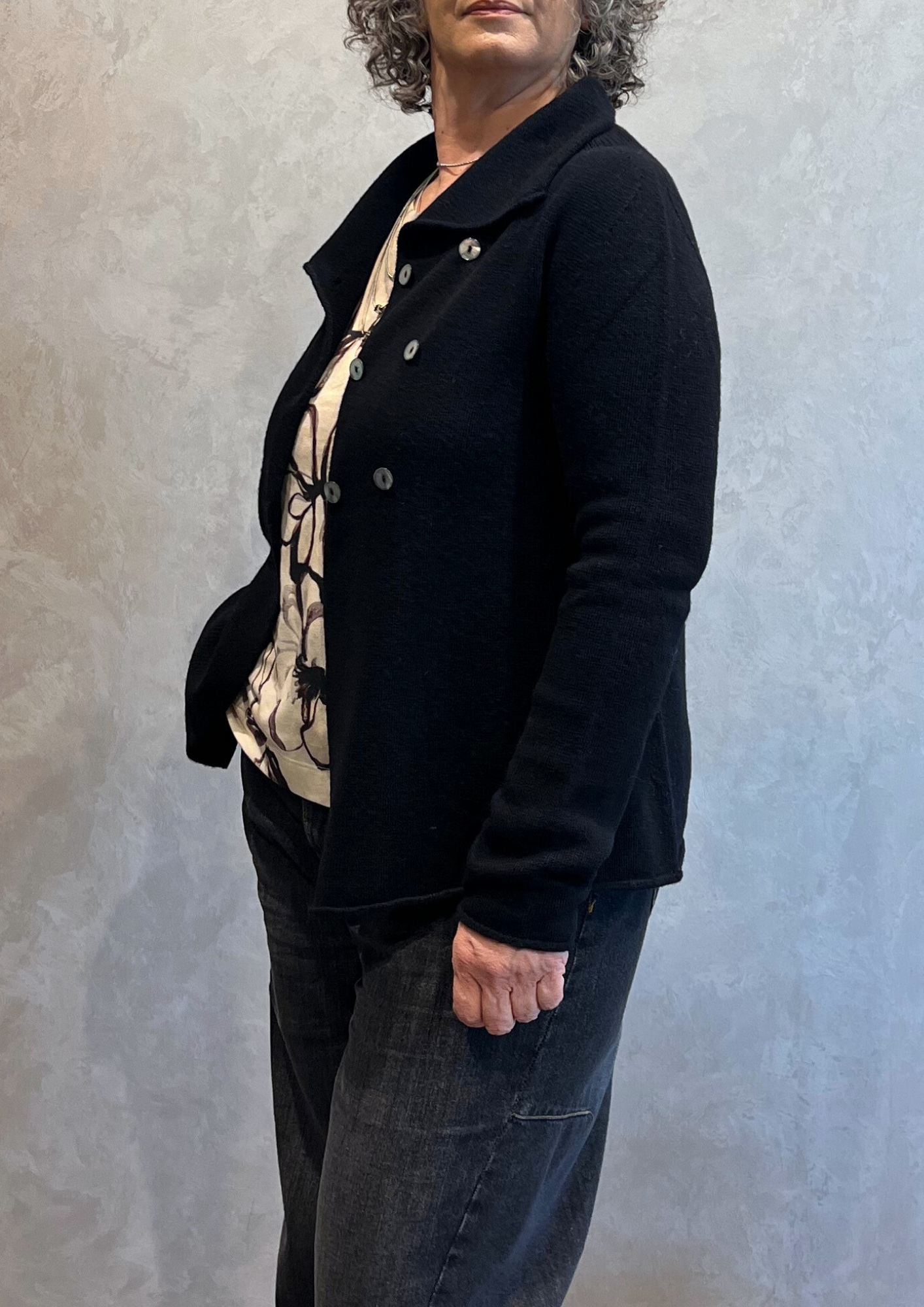 Giacchina doppiopetto in pura lana vergine