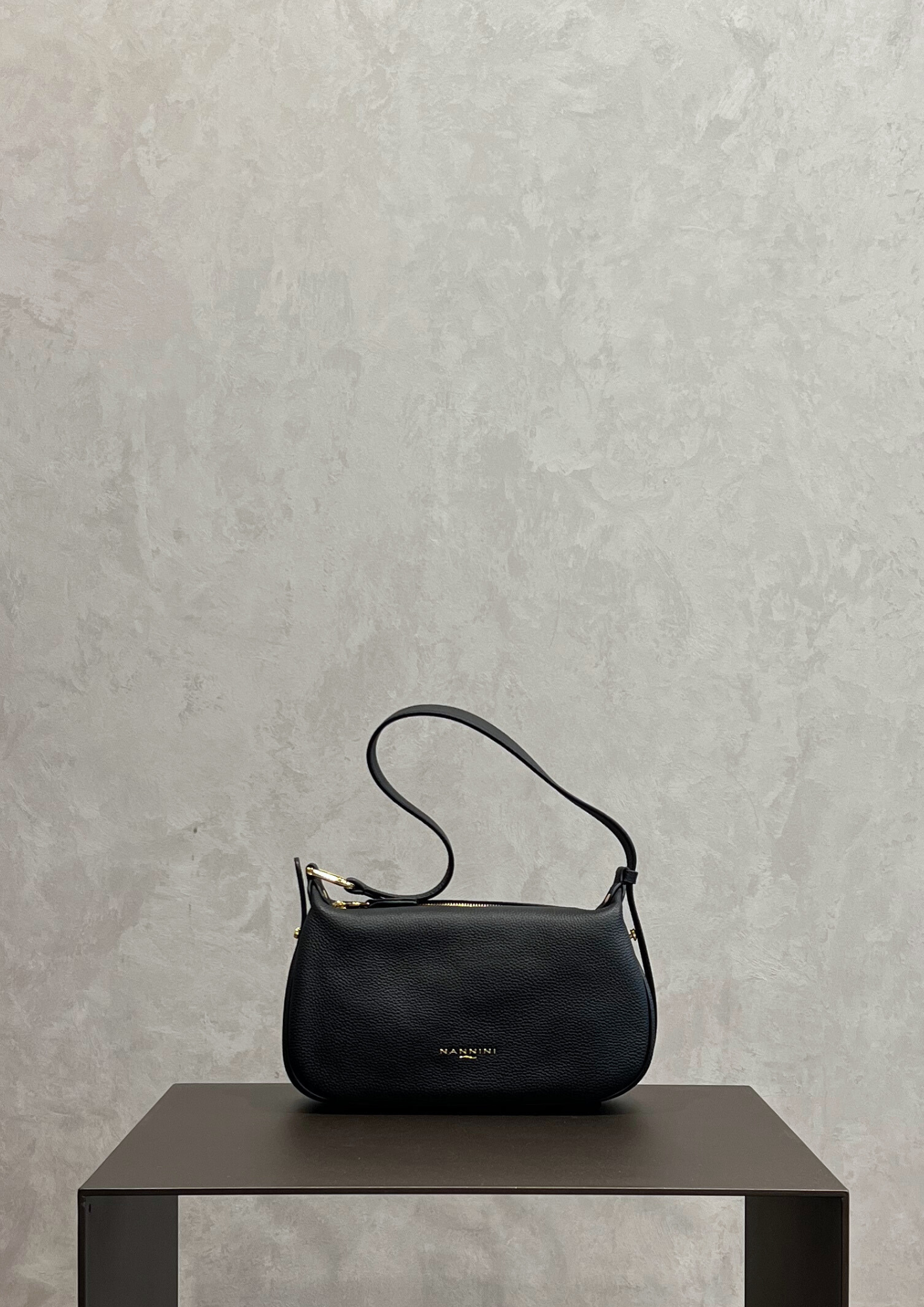 Borsa a spalla Nannini Keira in pelle manico allungabile