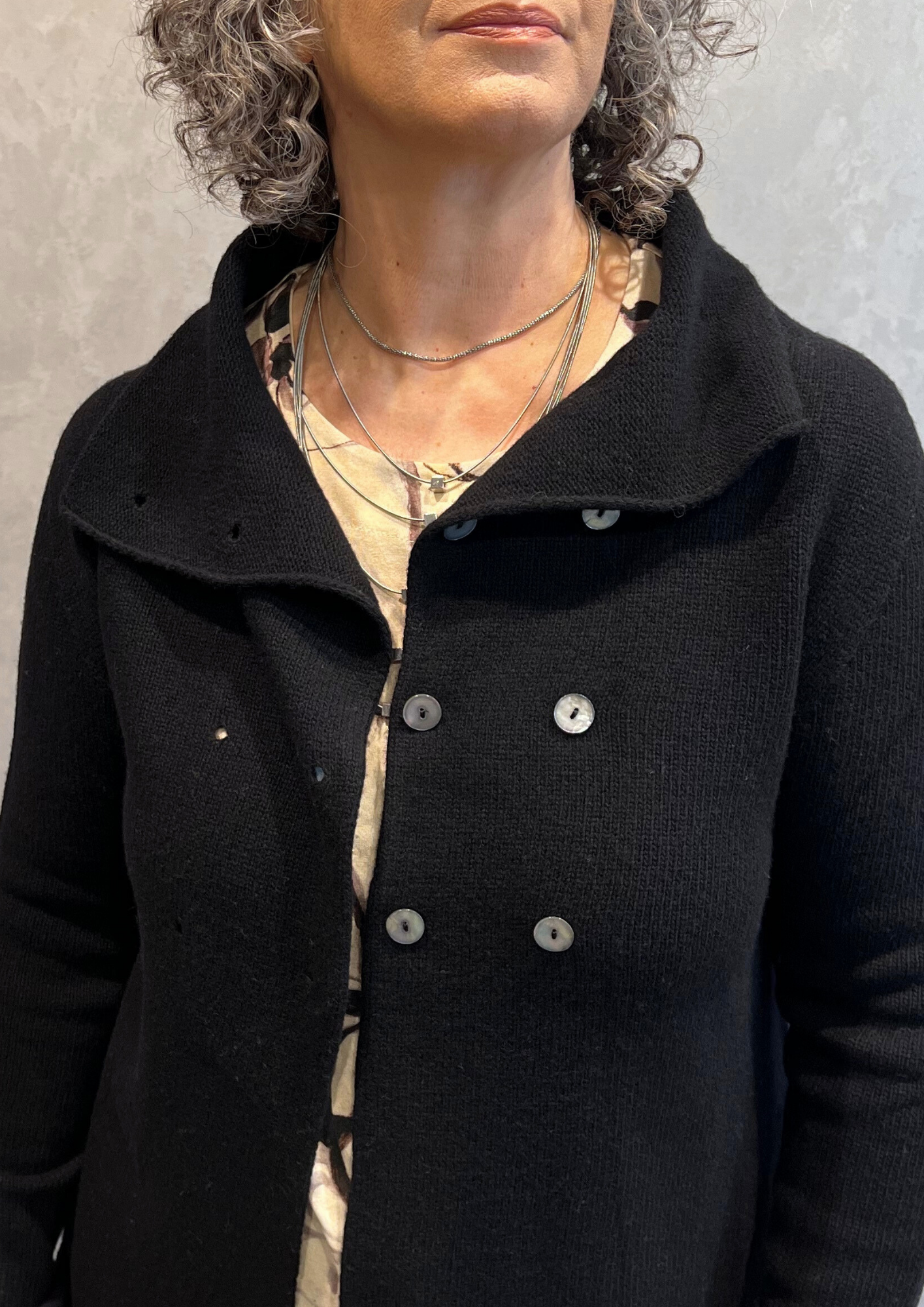 Giacchina doppiopetto in pura lana vergine