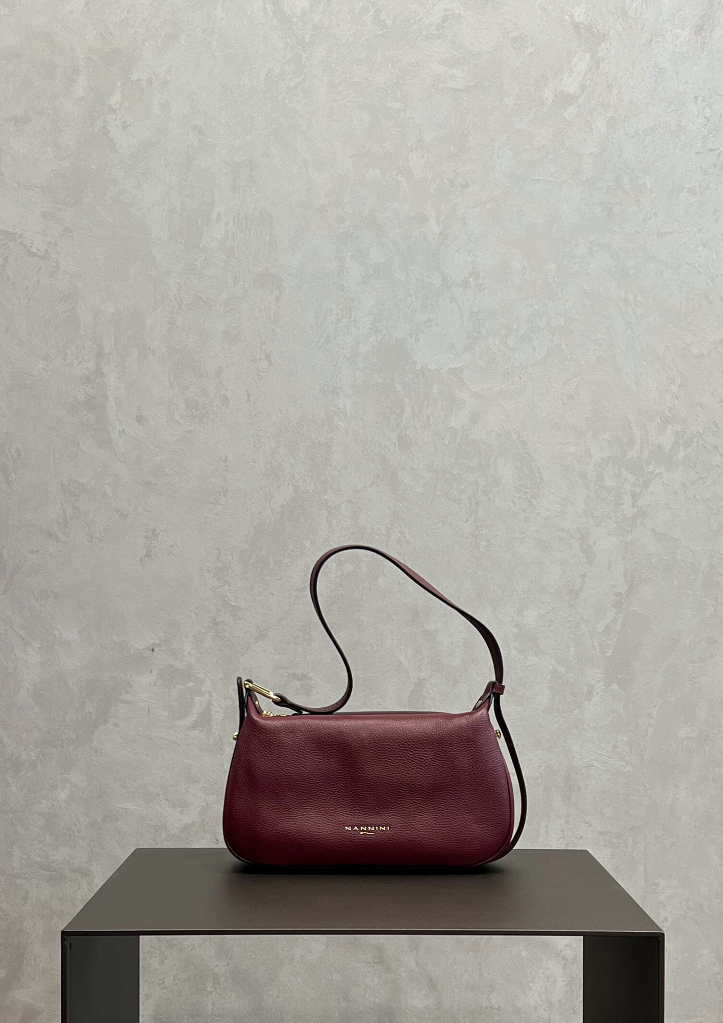 Borsa a spalla Nannini Keira in pelle manico allungabile