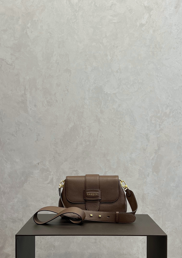 Borsa con patta Nannini Keira in pelle