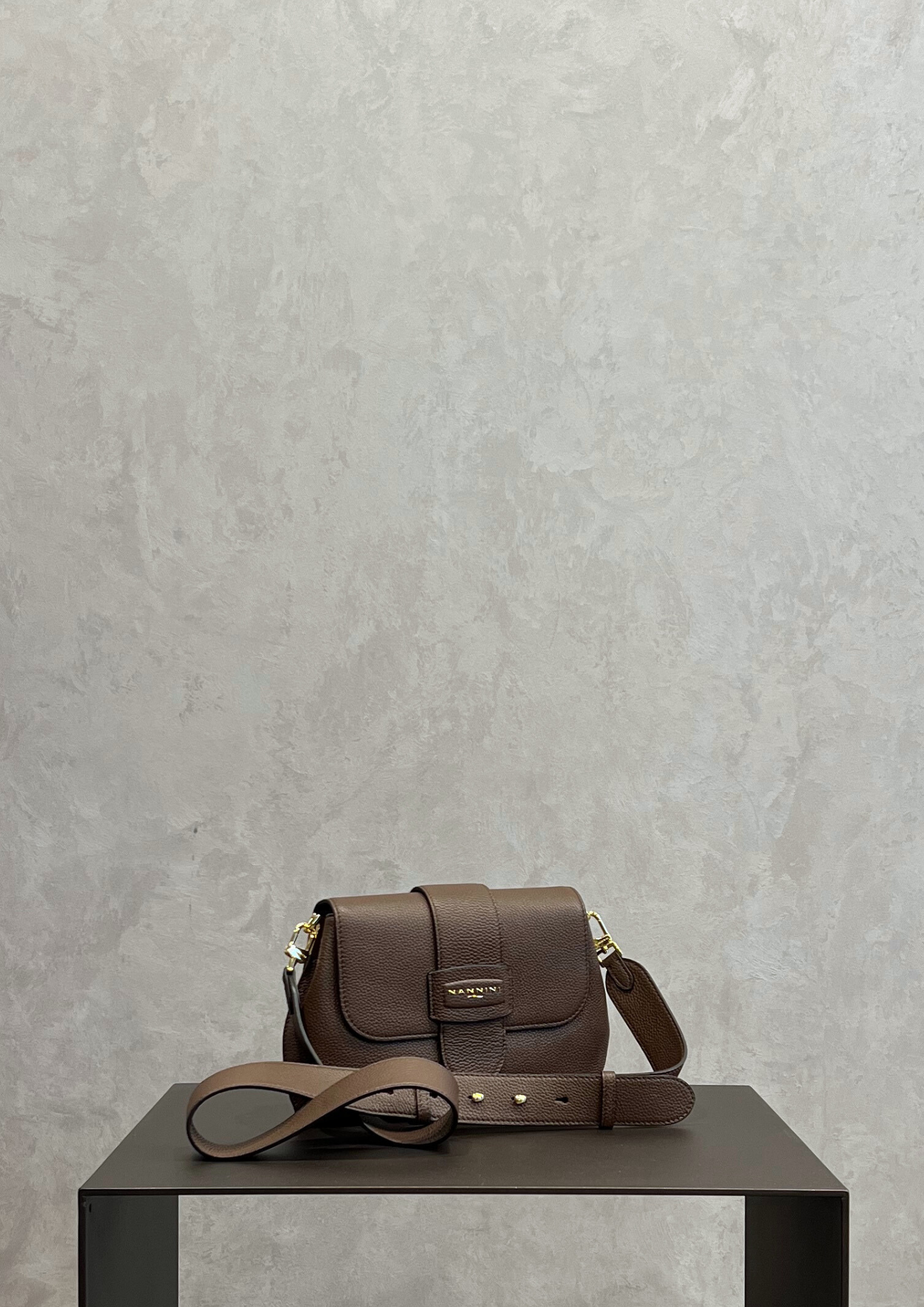 Borsa con patta Nannini Keira in pelle
